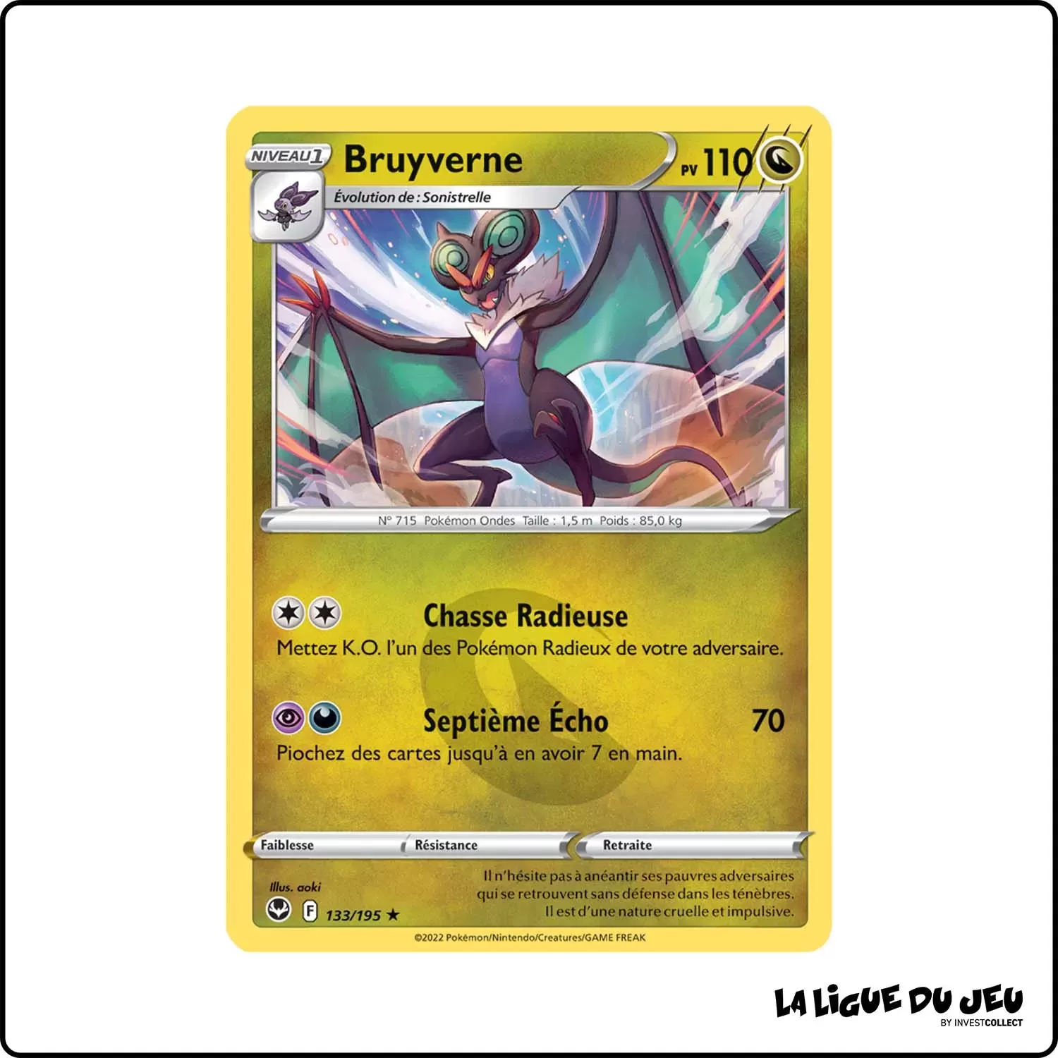 Rare - Pokemon - Tempête Argentée - Bruyverne 133/195