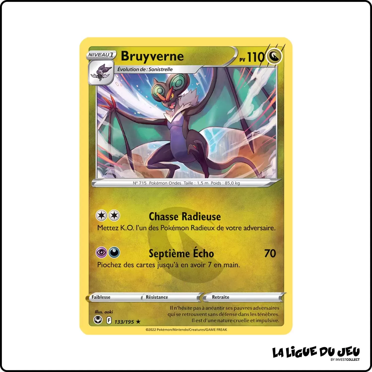 Rare - Pokemon - Tempête Argentée - Bruyverne 133/195