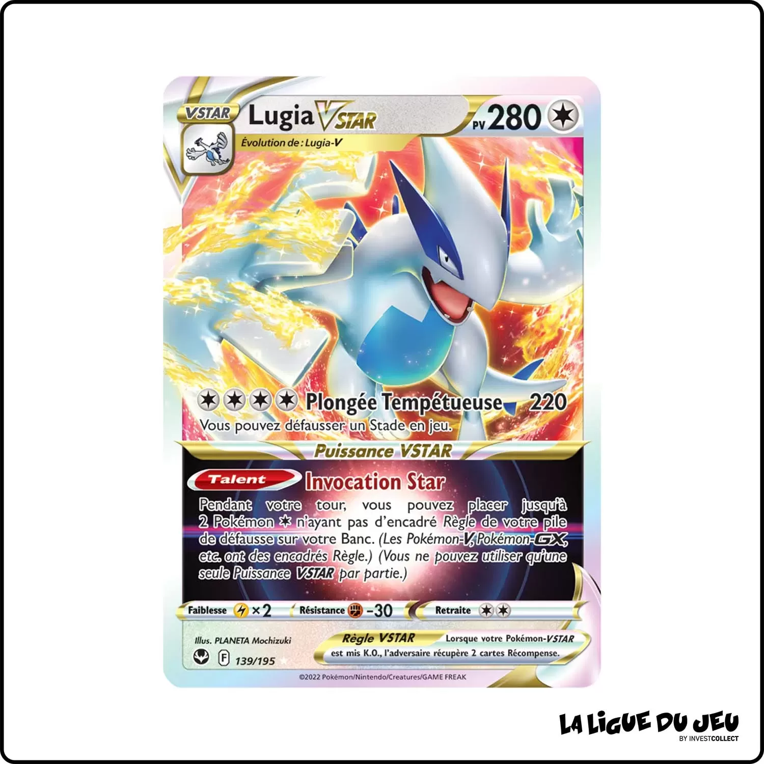 Ultra - Pokemon - Tempête Argentée - Lugia-VSTAR 139/195