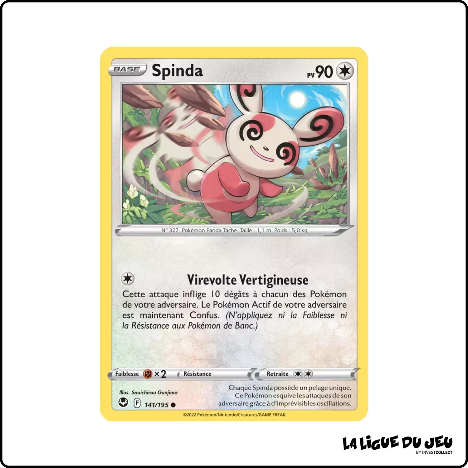 Commune - Pokemon - Tempête Argentée - Spinda 141/195