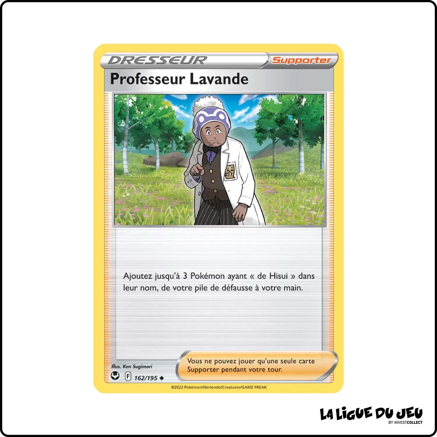 Peu commune - Pokemon - Tempête Argentée - Professeur Lavande 162/195