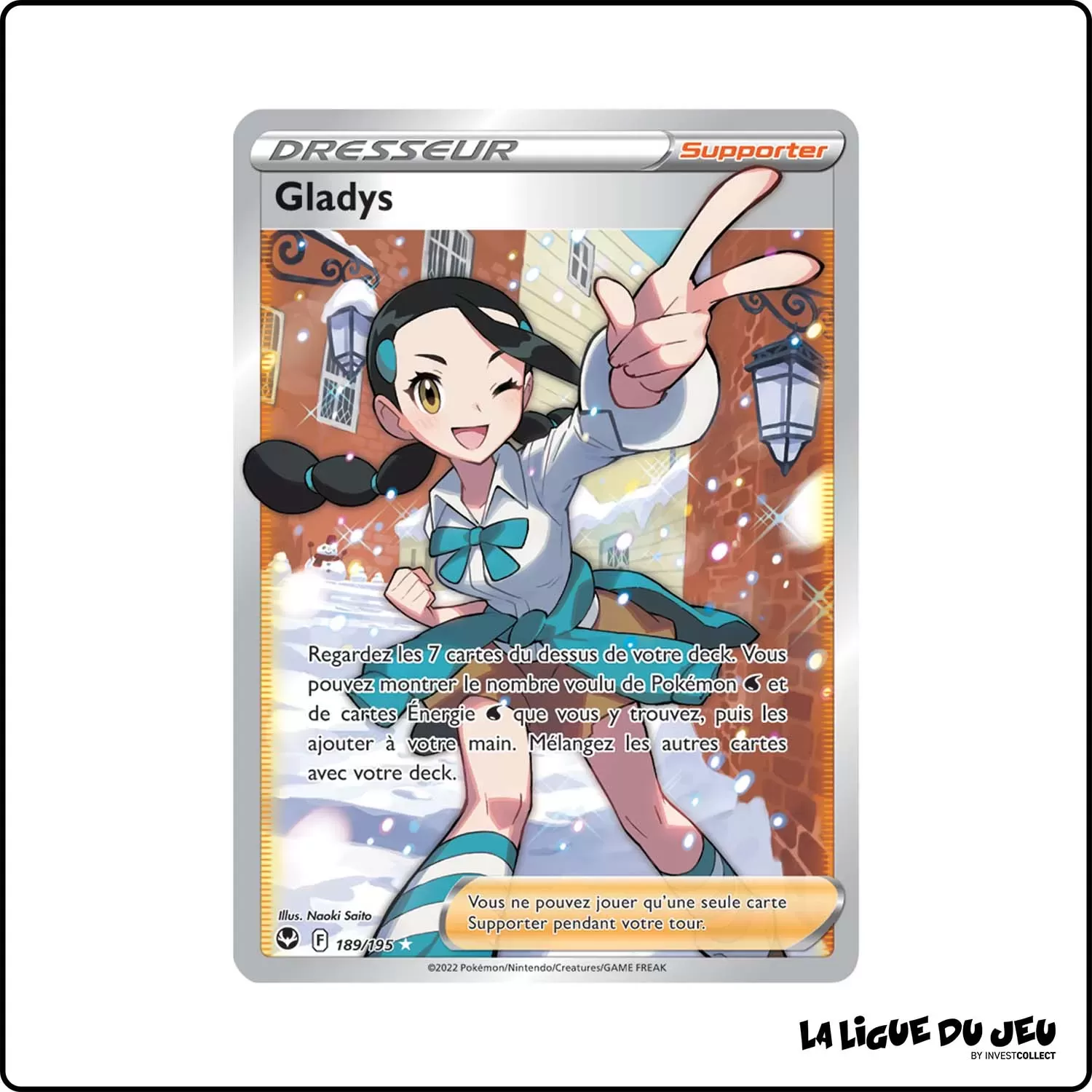 Ultra - Pokemon - Tempête Argentée - Gladys 189/195