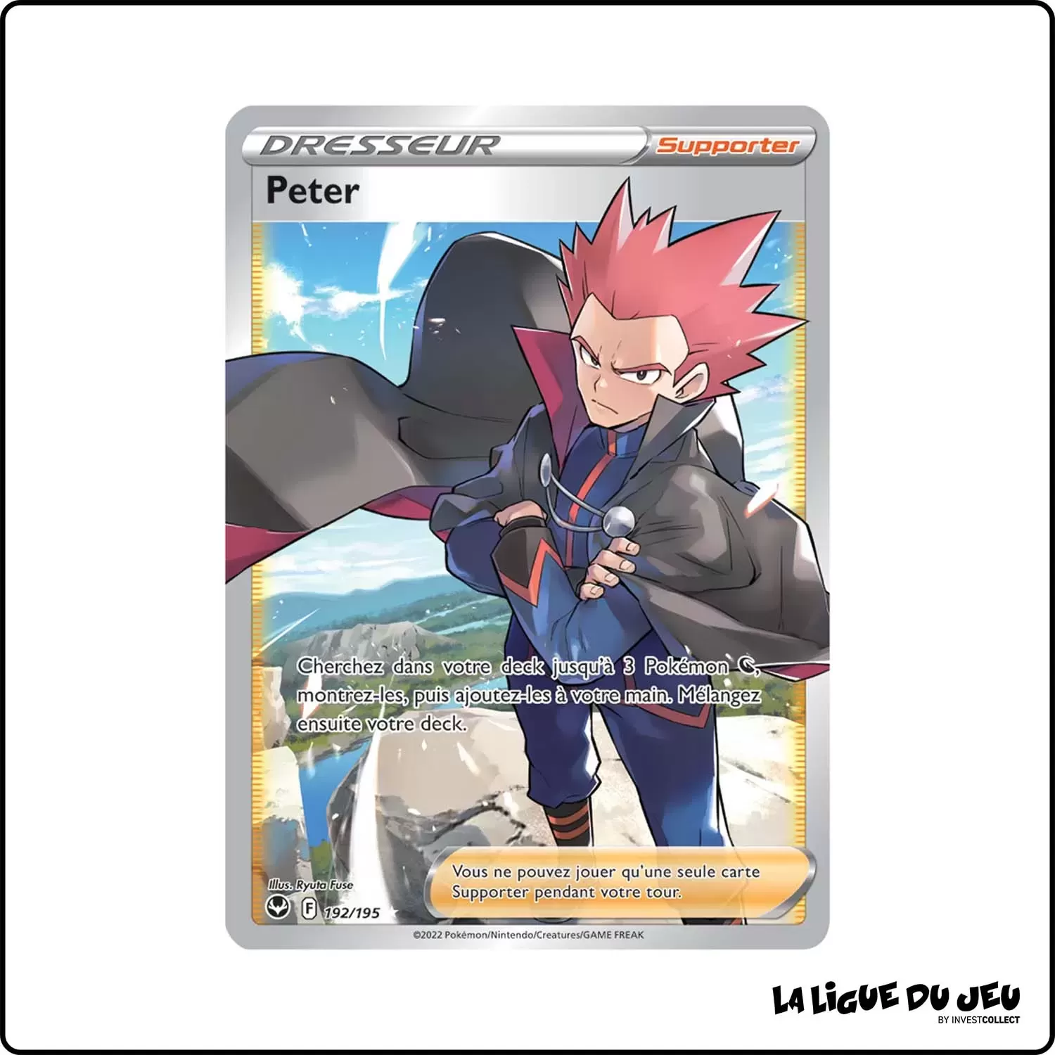 Ultra - Pokemon - Tempête Argentée - Peter 192/195