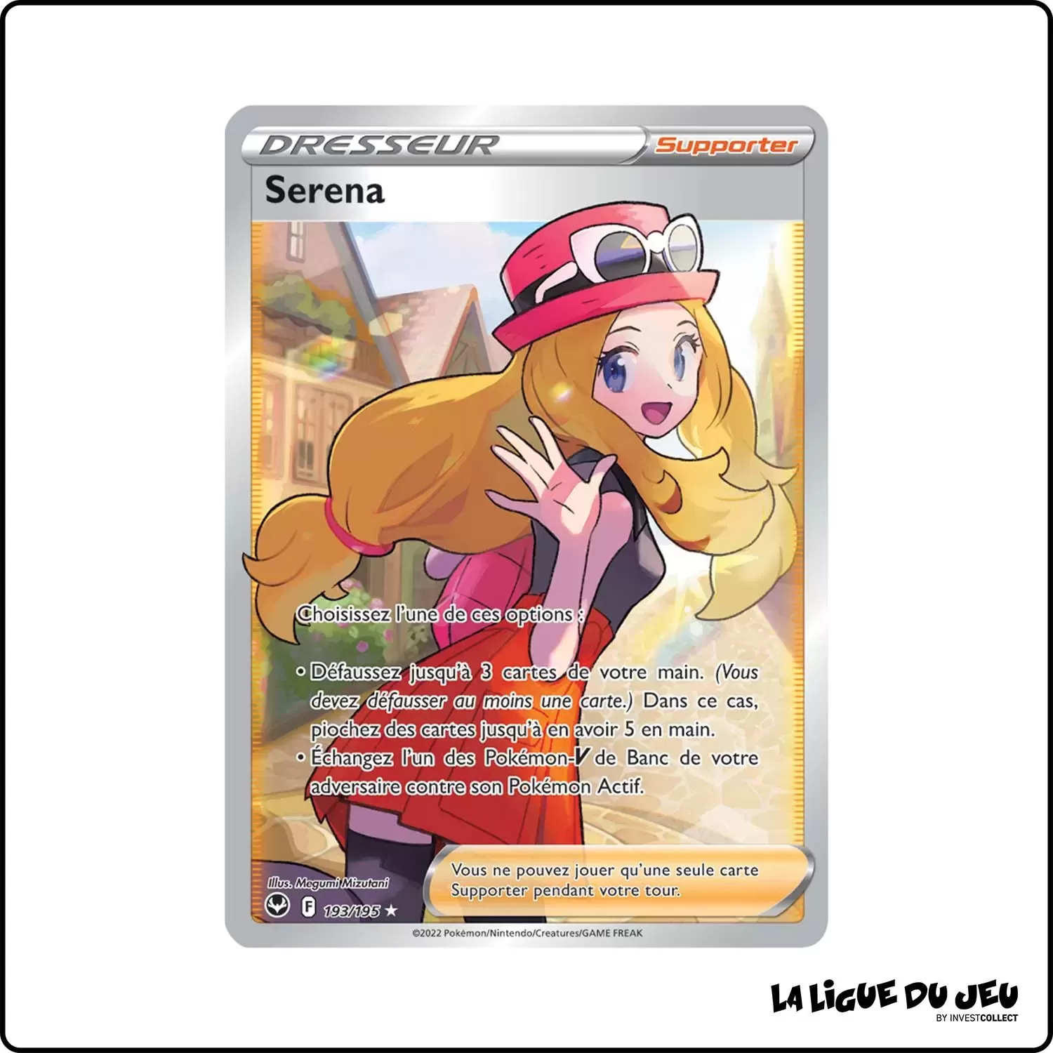 Ultra - Pokemon - Tempête Argentée - Serena 193/195