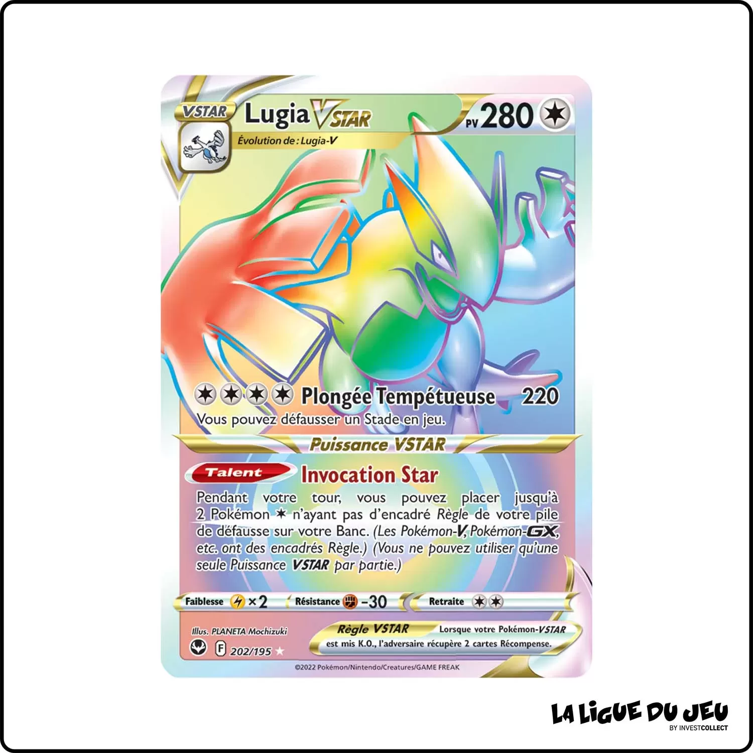 Secrete - Pokemon - Tempête Argentée - Lugia-VSTAR 202/195