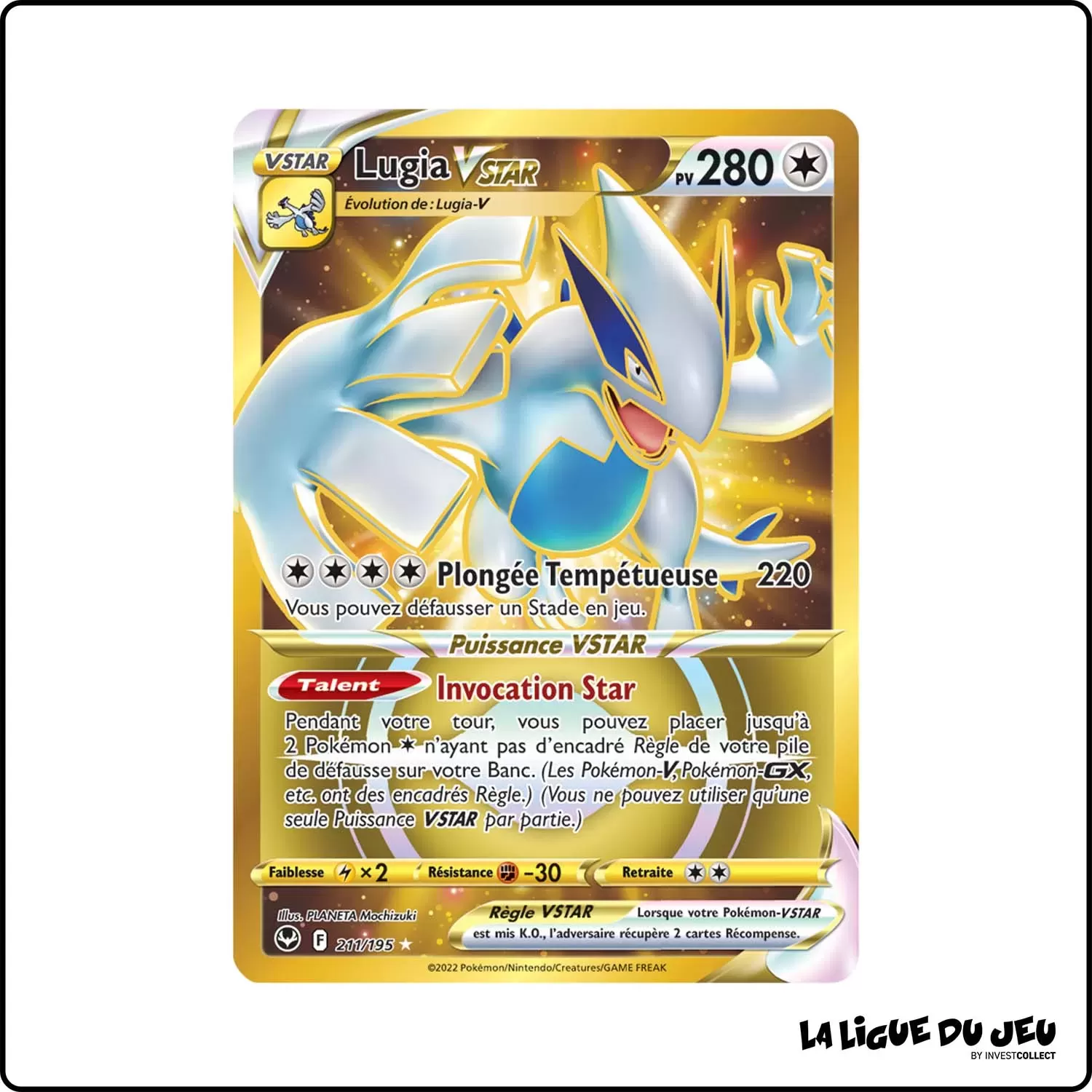 Secrete - Pokemon - Tempête Argentée - Lugia-VSTAR 211/195