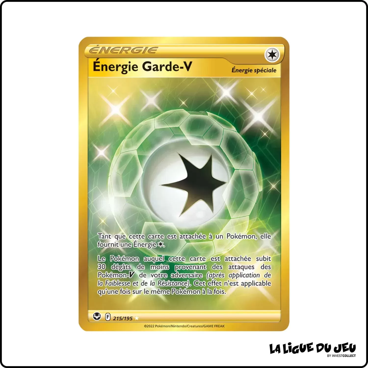 Secrete - Pokemon - Tempête Argentée - Énergie Garde-V 215/195