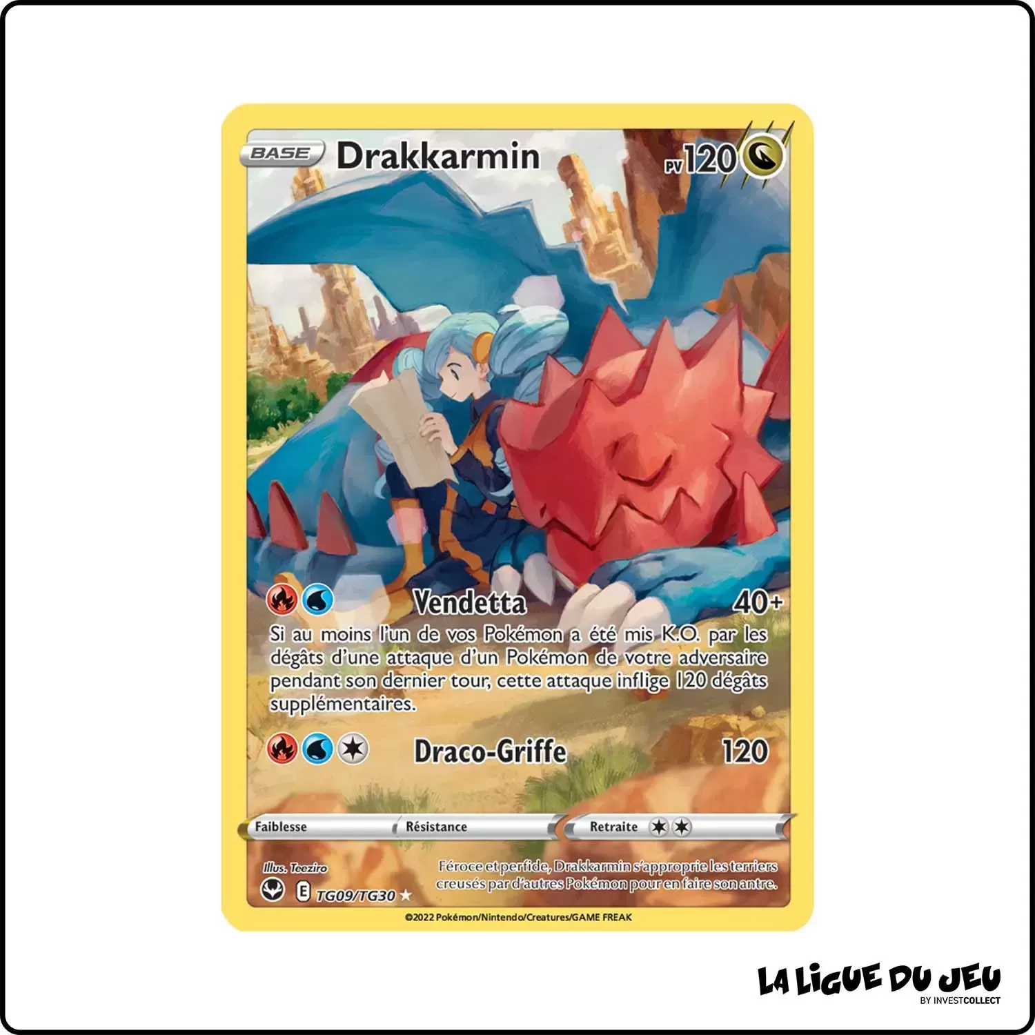 Ultra - Pokemon - Tempête Argentée - Drakkarmin TG09/TG30