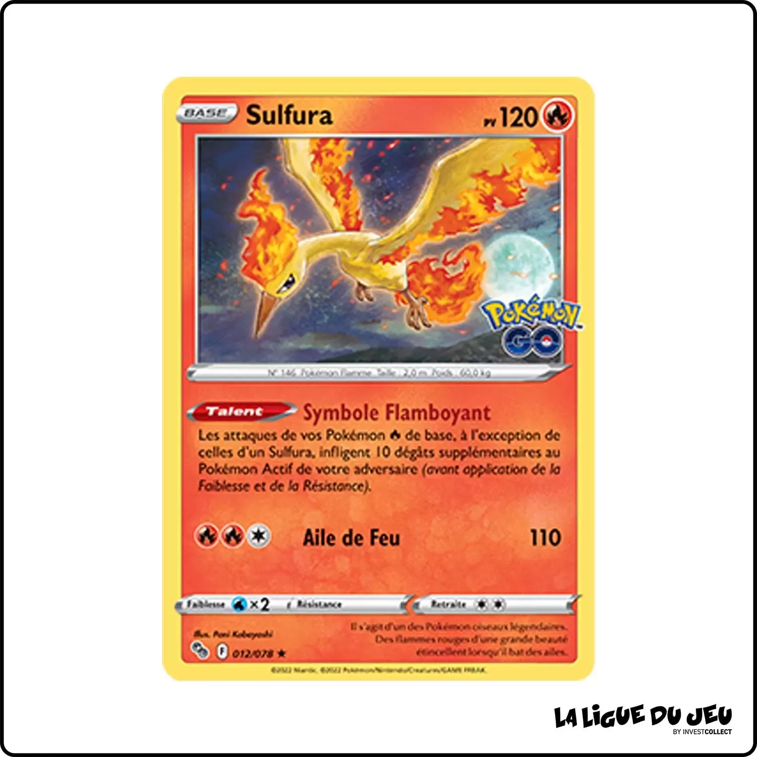 Holo - Pokemon - Pokemon GO - Sulfura 12/78