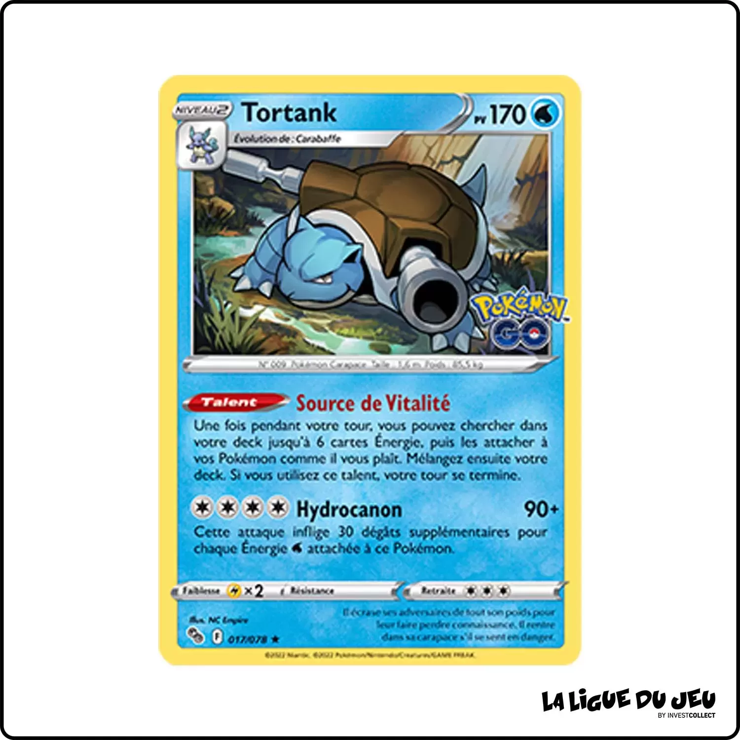 Holo - Pokemon - Pokemon GO - Tortank 17/78