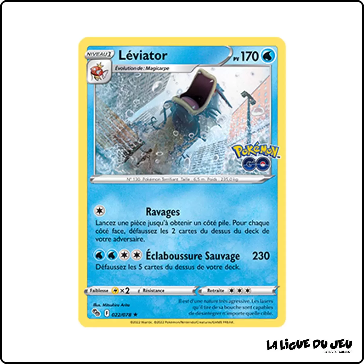 Holo - Pokemon - Pokemon GO - Léviator 22/78