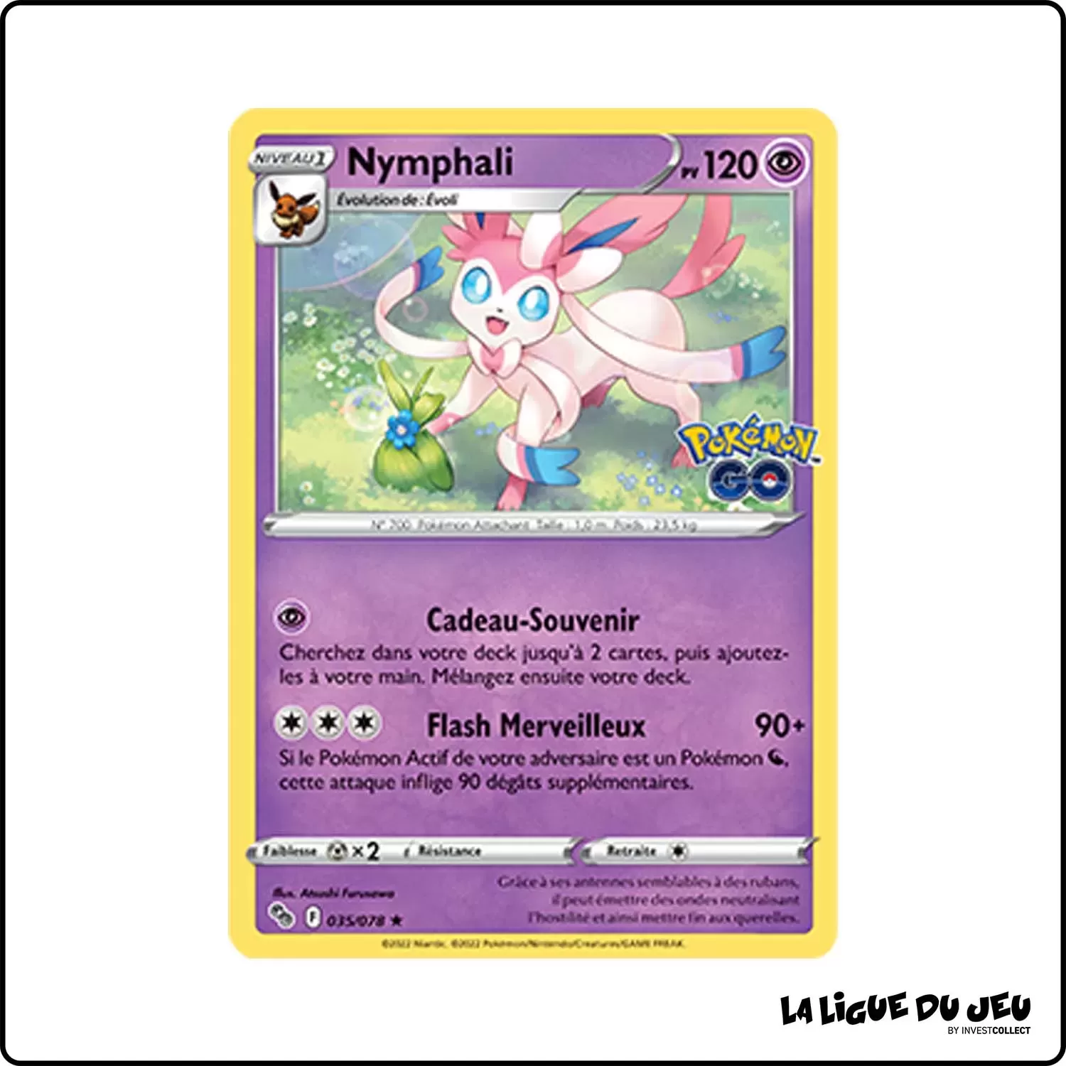 Holo - Pokemon - Pokemon GO - Nymphali 35/78