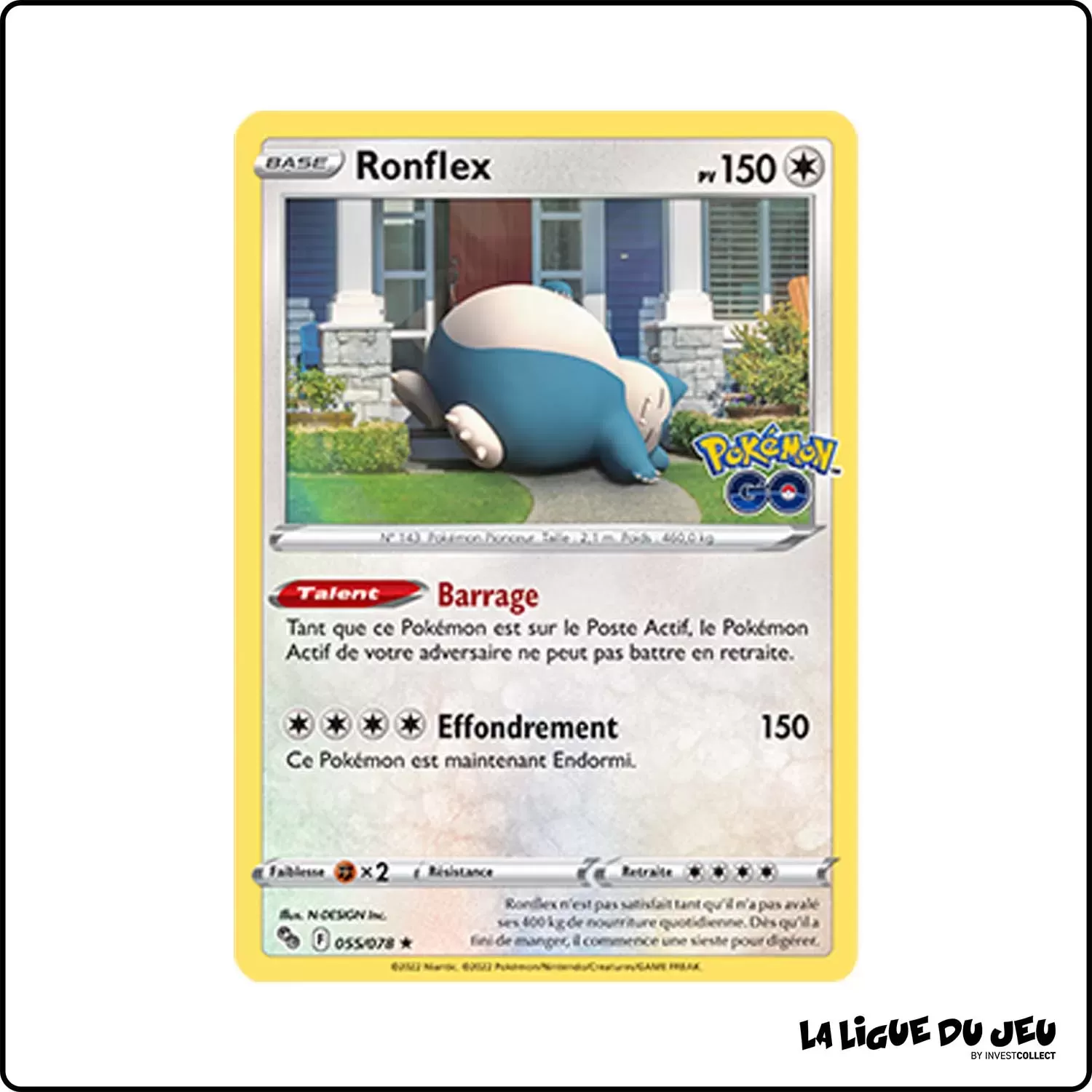 Holo - Pokemon - Pokemon GO - Ronflex 55/78