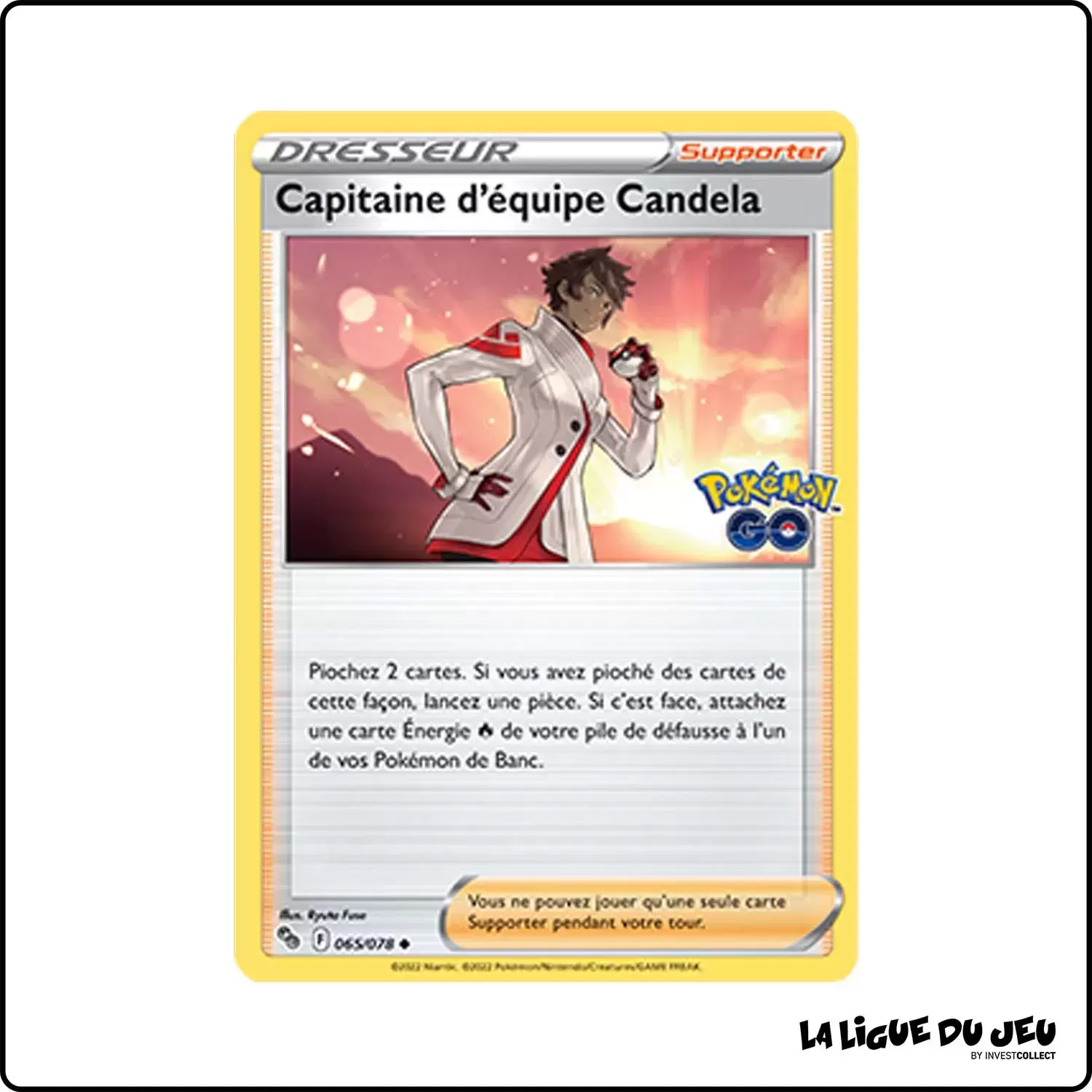 Peu commune - Pokemon - Pokemon GO - Capitaine d'équipe Candela 65/78