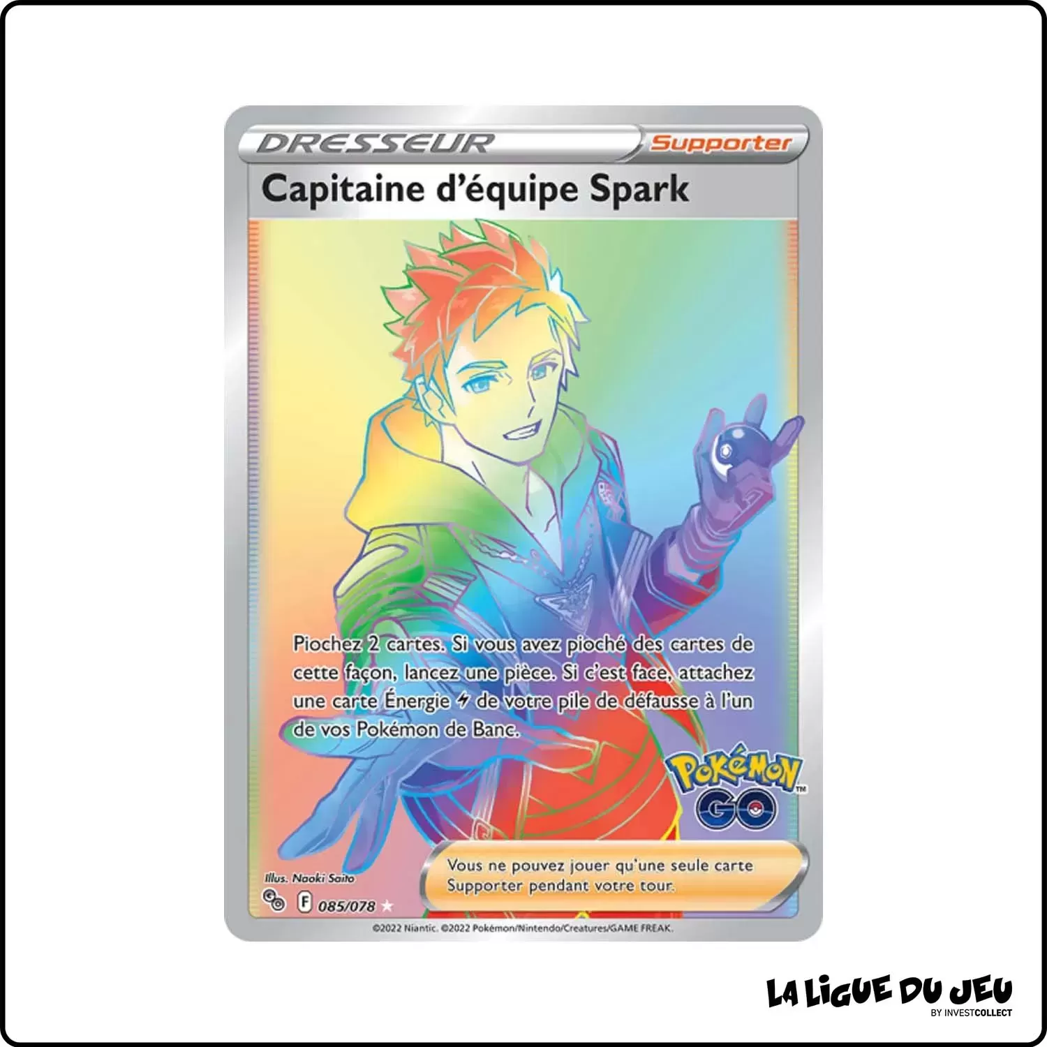 Secrete - Pokemon - Pokemon GO - Capitaine d'équipe Spark 85/78