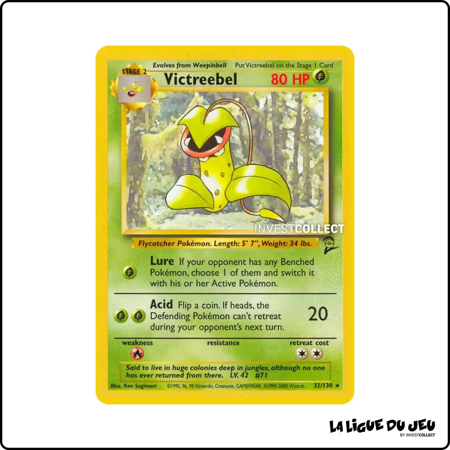 Rare - Pokemon - Base Set 2 - Victreebel 32/130 Wizards - 1