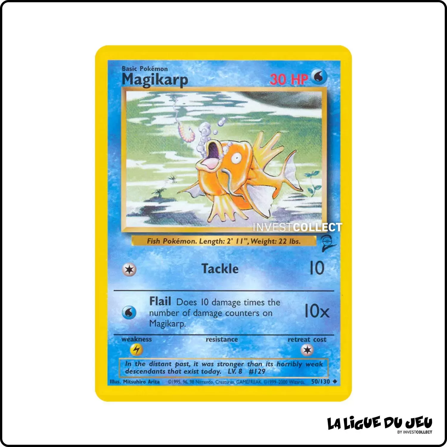 Peu commune - Pokemon - Base Set 2 - Magikarp 50/130 Wizards - 1