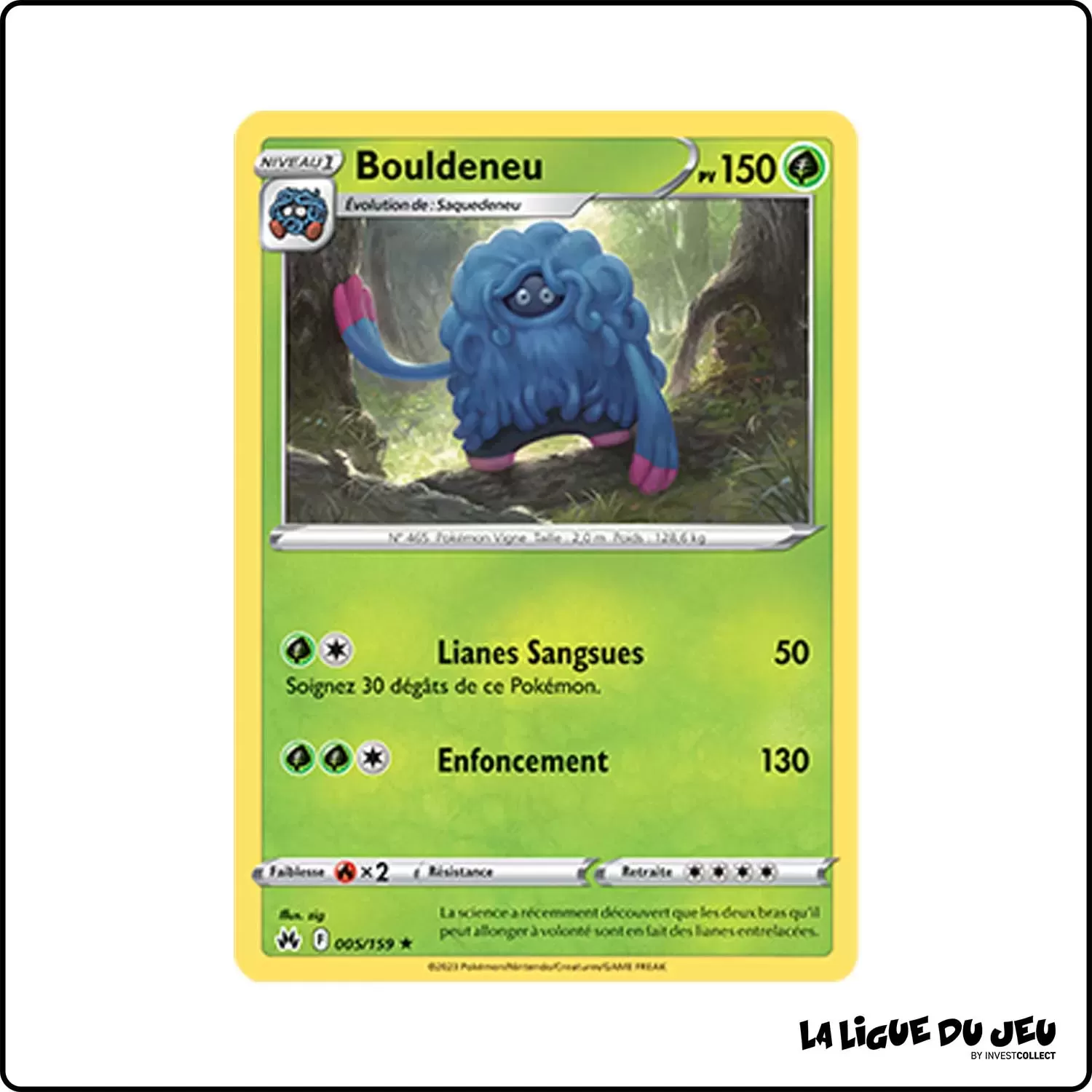 Rare - Pokemon - Zénith Suprême - Bouldeneu 5/159 Pokemon Company - 1