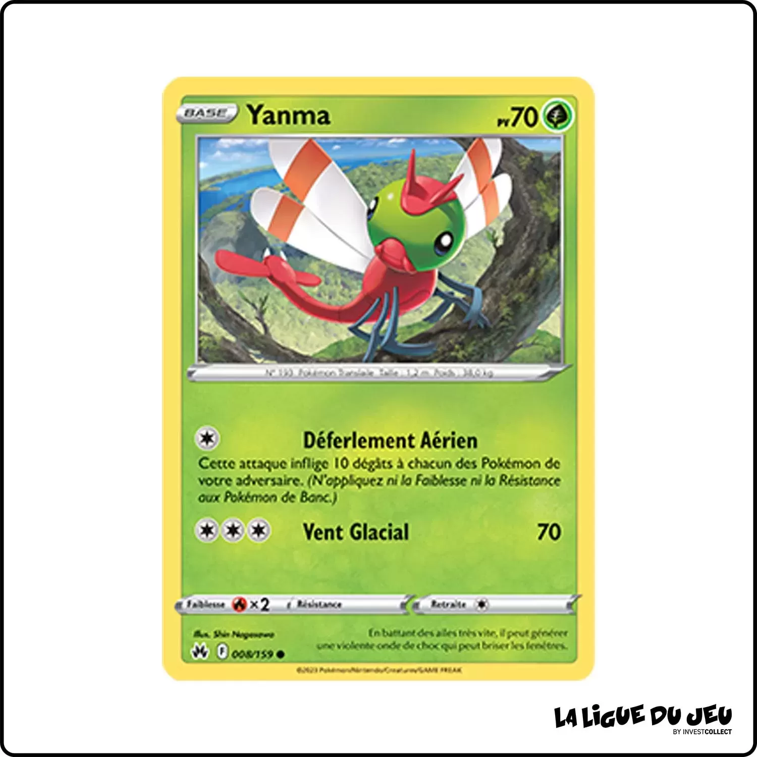 Commune - Pokemon - Zénith Suprême - Yanma 8/159 Pokemon Company - 1