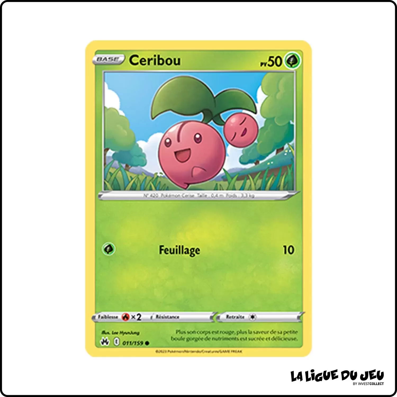 Commune - Pokemon - Zénith Suprême - Ceribou 11/159 Pokemon Company - 1