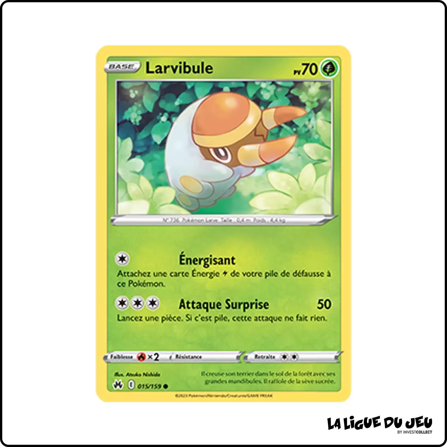 Commune - Pokemon - Zénith Suprême - Larvibule 15/159 Pokemon Company - 1