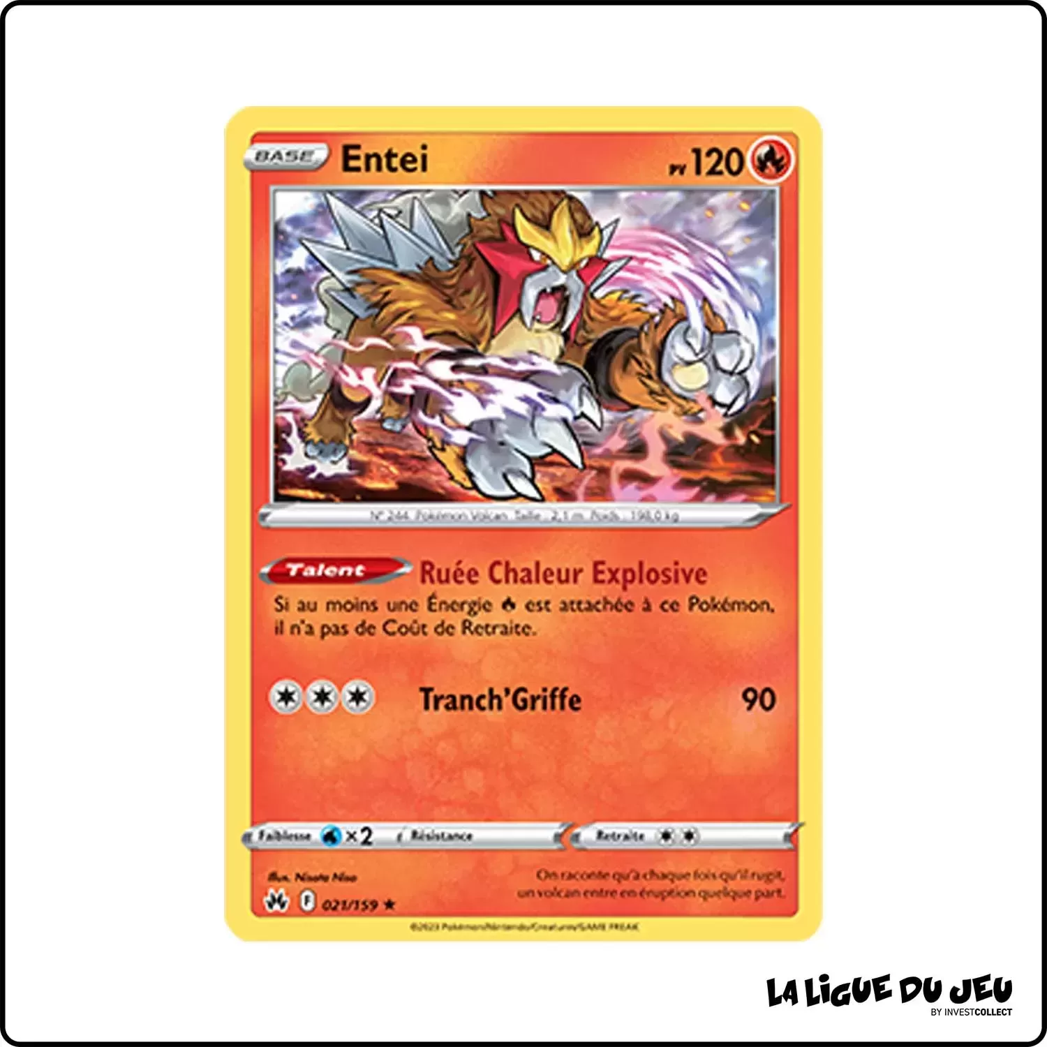 Holo - Pokemon - Zénith Suprême - Entei 21/159 Pokemon Company - 1