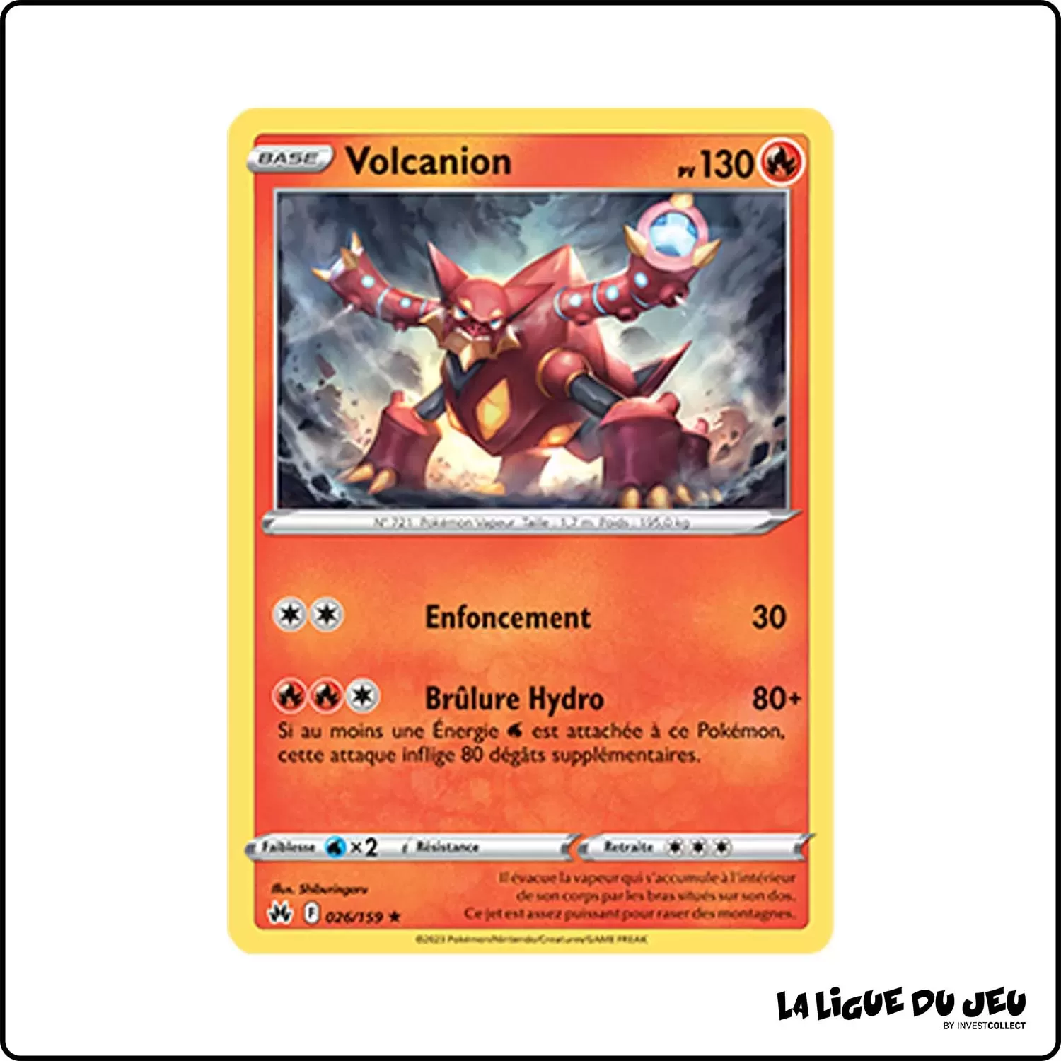 Holo - Pokemon - Zénith Suprême - Volcanion 26/159 Pokemon Company - 1