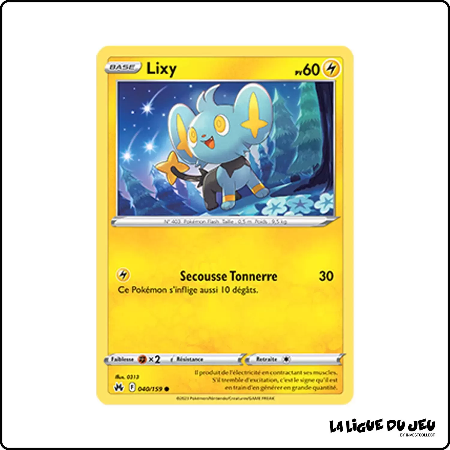 Commune - Pokemon - Zénith Suprême - Lixy 40/159 Pokemon Company - 1