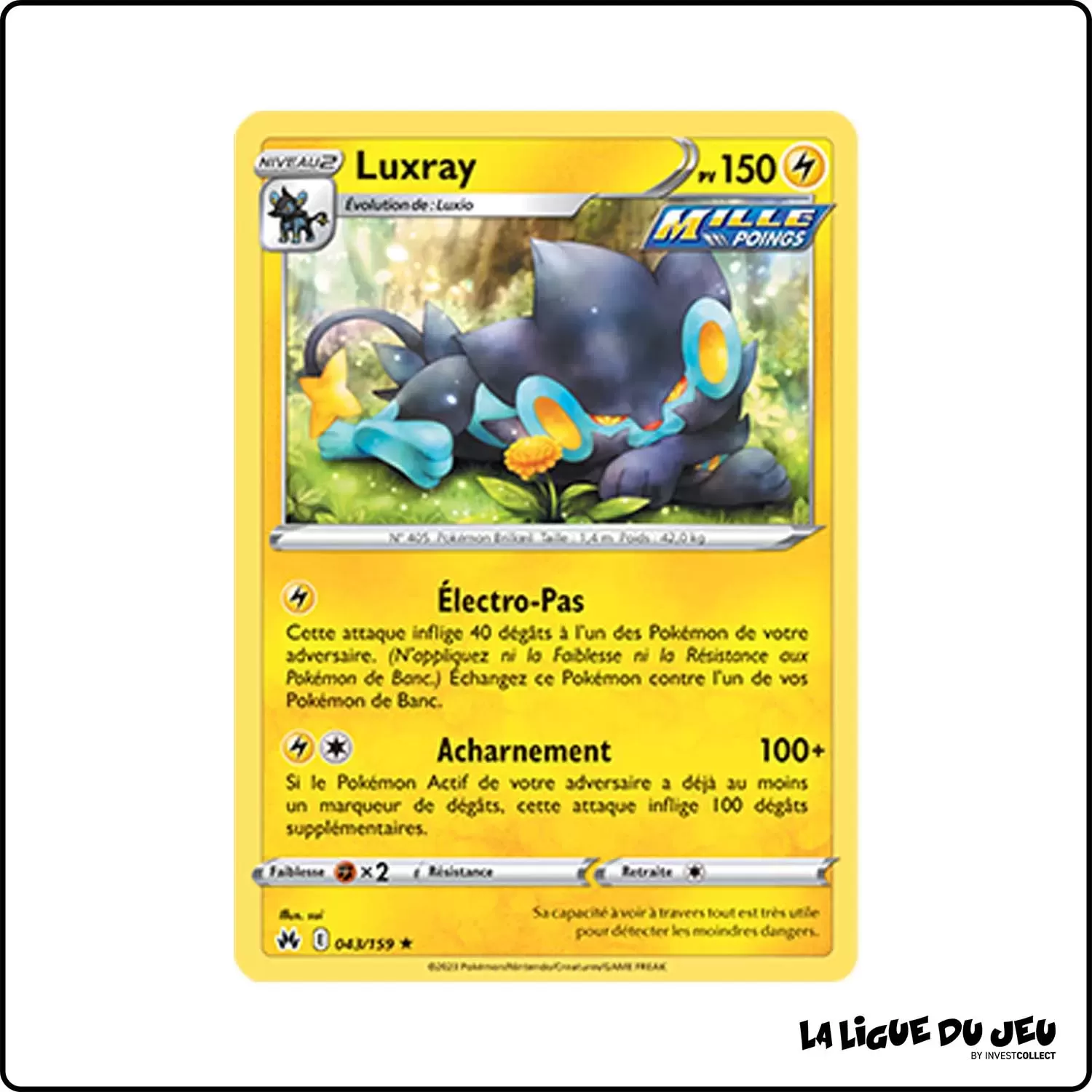 Rare - Pokemon - Zénith Suprême - Luxray 43/159 Pokemon Company - 1