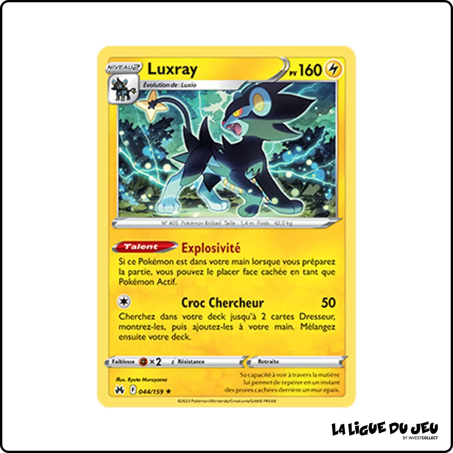 Rare - Pokemon - Zénith Suprême - Luxray 44/159 Pokemon Company - 1