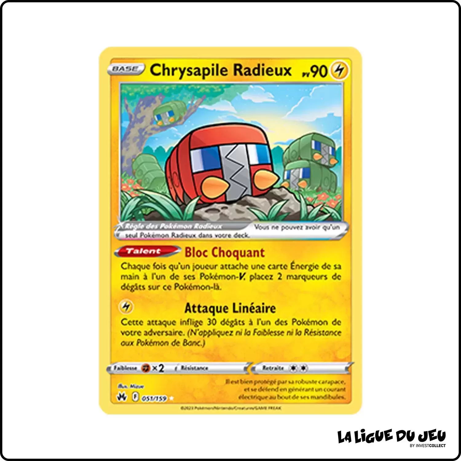 Ultra - Pokemon - Zénith Suprême - Chrysapile Radieux 51/159 Pokemon Company - 1