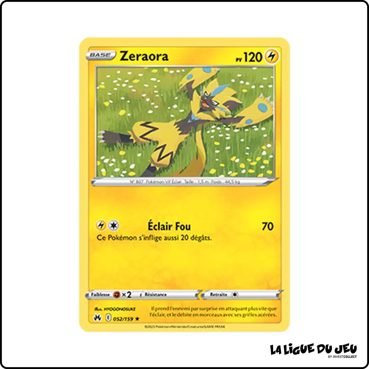 Rare - Pokemon - Zénith Suprême - Zeraora 52/159 Pokemon Company - 1