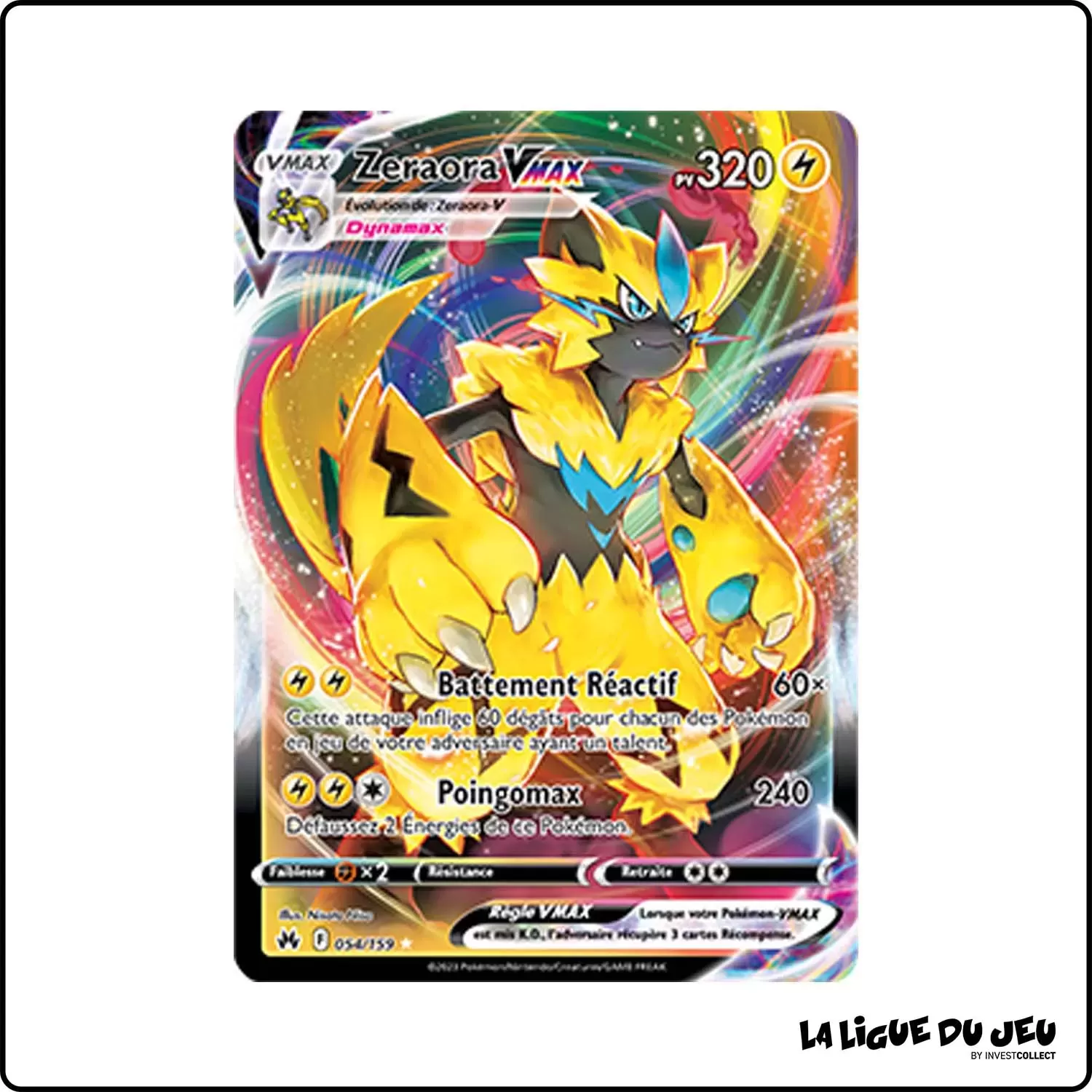 Ultra - Pokemon - Zénith Suprême - Zeraora-VMAX 54/159 Pokemon Company - 1