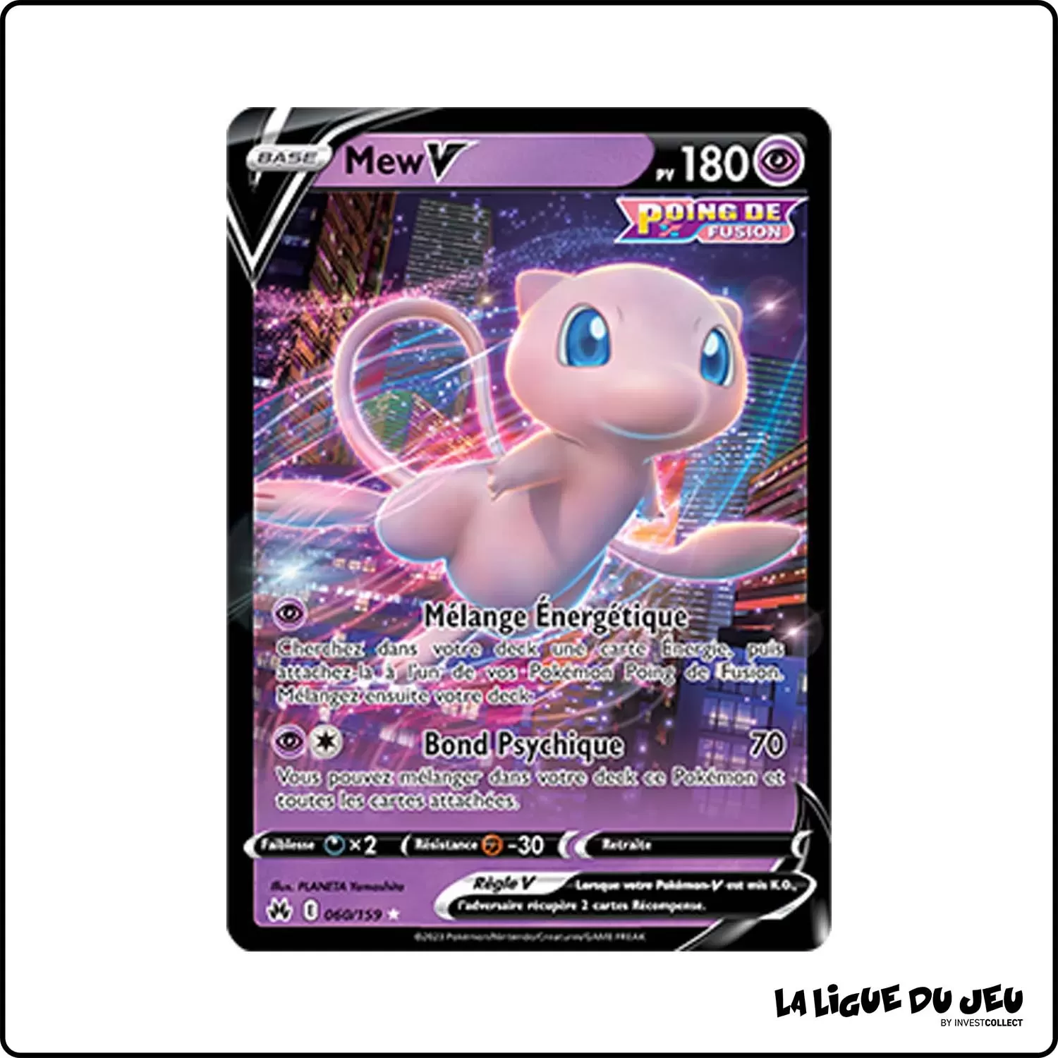 Ultra - Pokemon - Zénith Suprême - Mew-V 60/159 Pokemon Company - 1