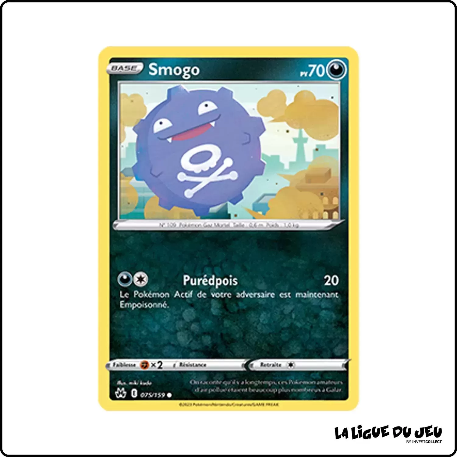 Commune - Pokemon - Zénith Suprême - Smogo 75/159 Pokemon Company - 1