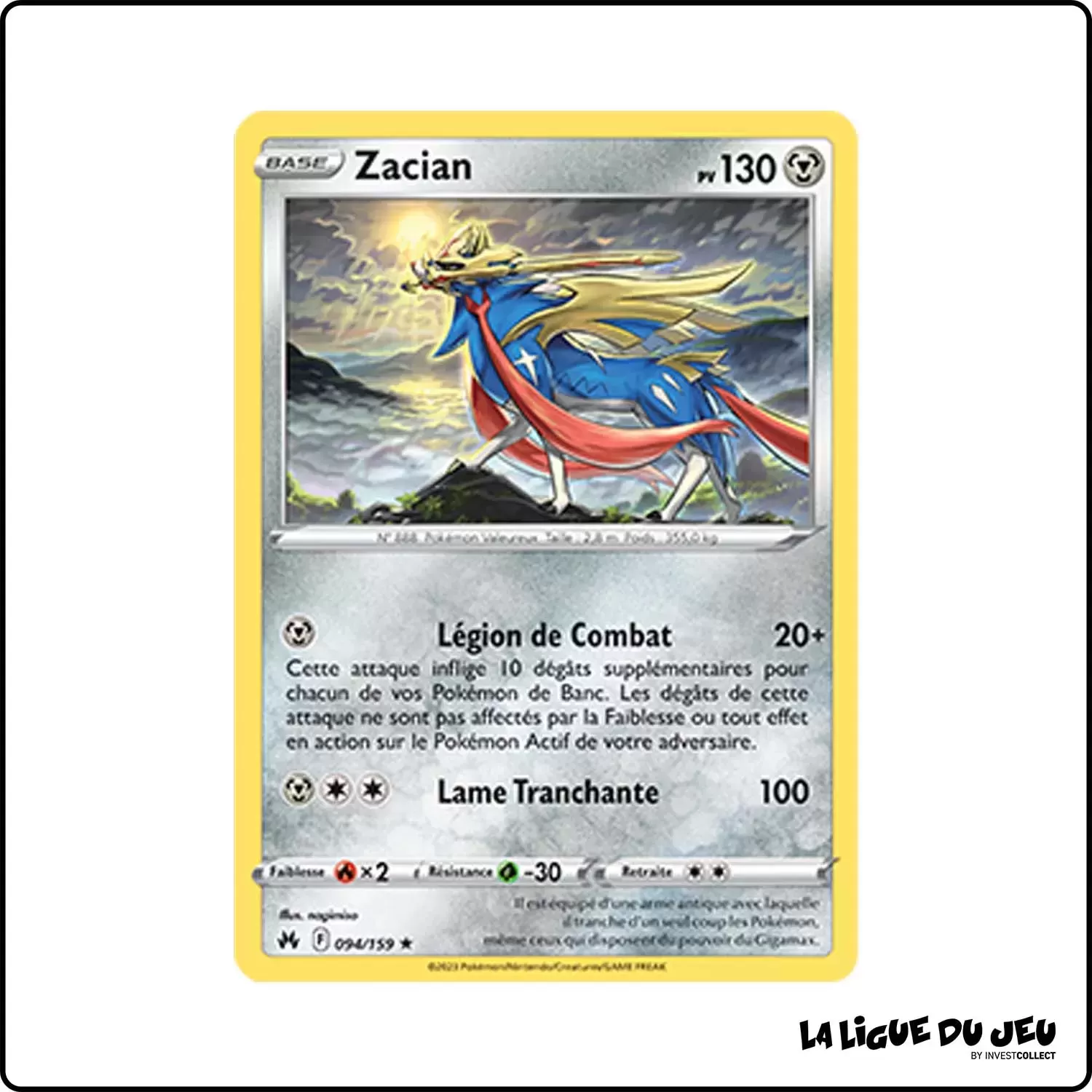 Holo - Pokemon - Zénith Suprême - Zacian 94/159 Pokemon Company - 1