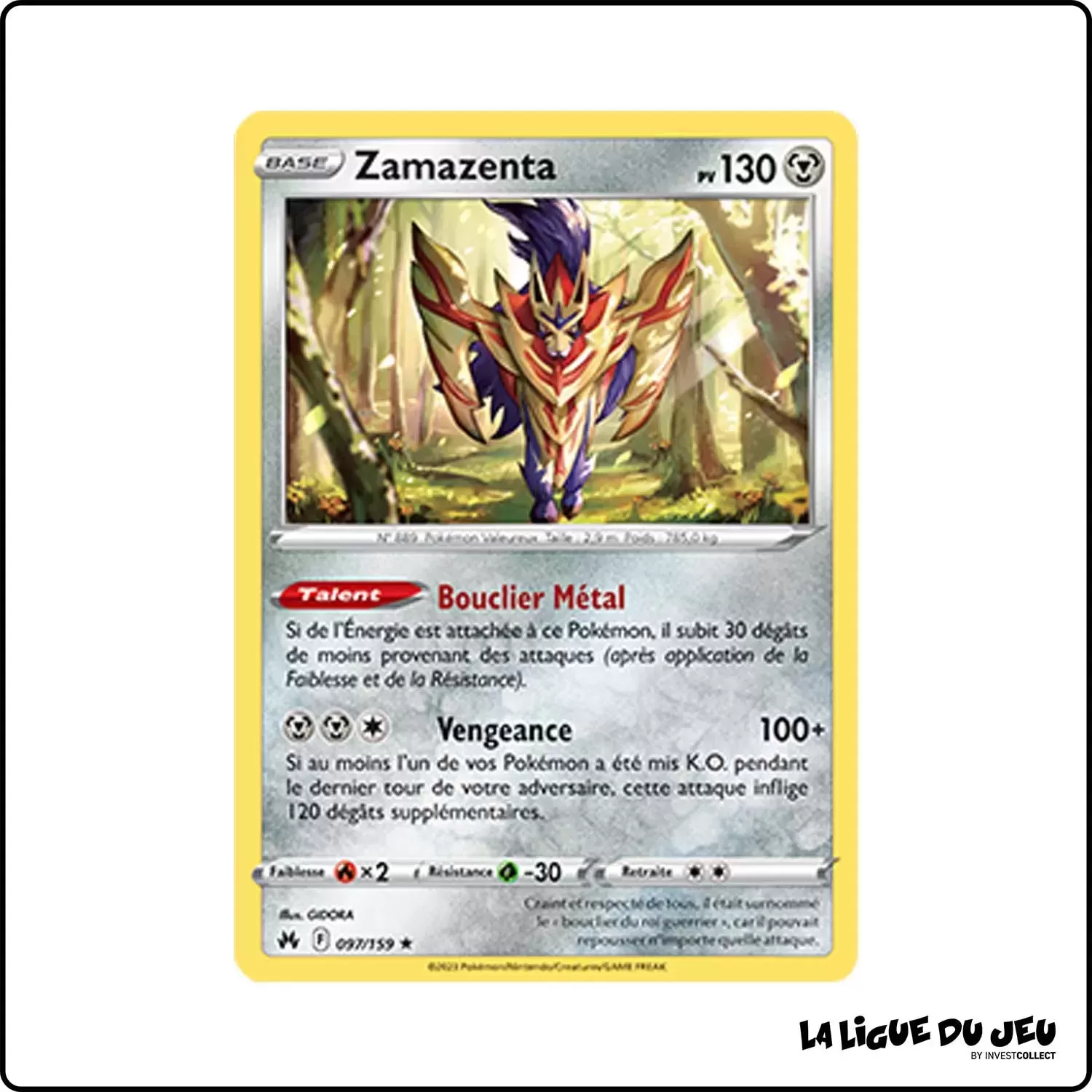 Holo - Pokemon - Zénith Suprême - Zamazenta 97/159 Pokemon Company - 1