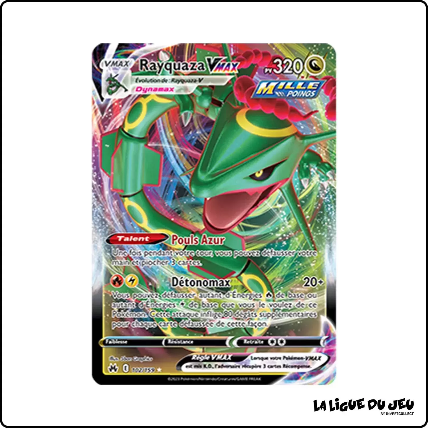 Ultra - Pokemon - Zénith Suprême - Rayquaza-VMAX 102/159 Pokemon Company - 1