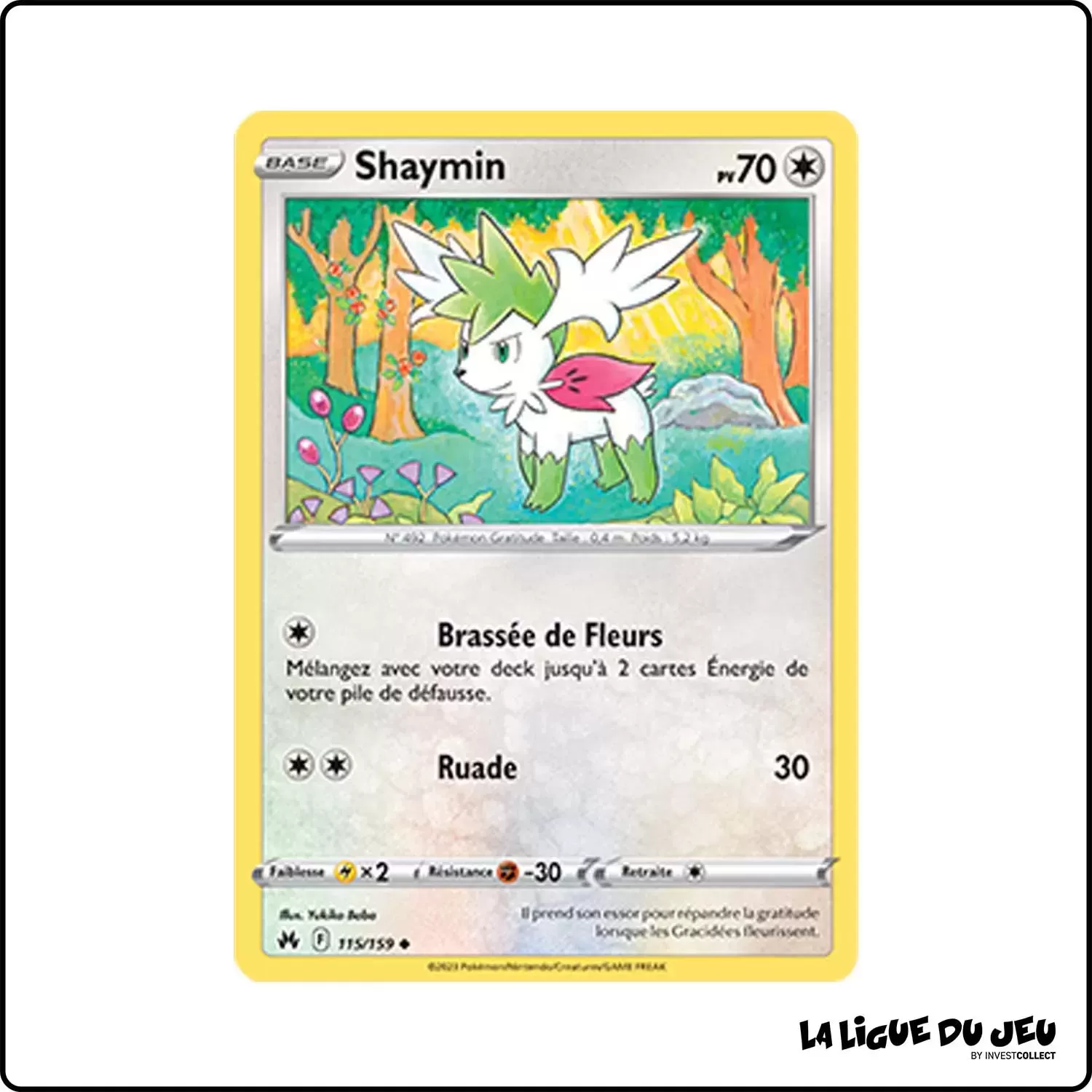 Peu commune - Pokemon - Zénith Suprême - Shaymin 115/159 Pokemon Company - 1