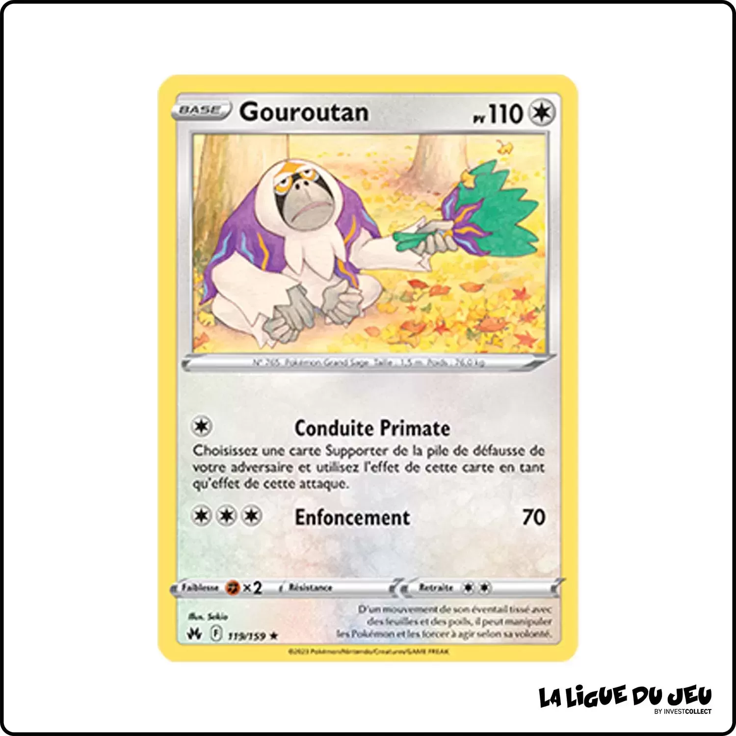 Rare - Pokemon - Zénith Suprême - Gouroutan 119/159 Pokemon Company - 1