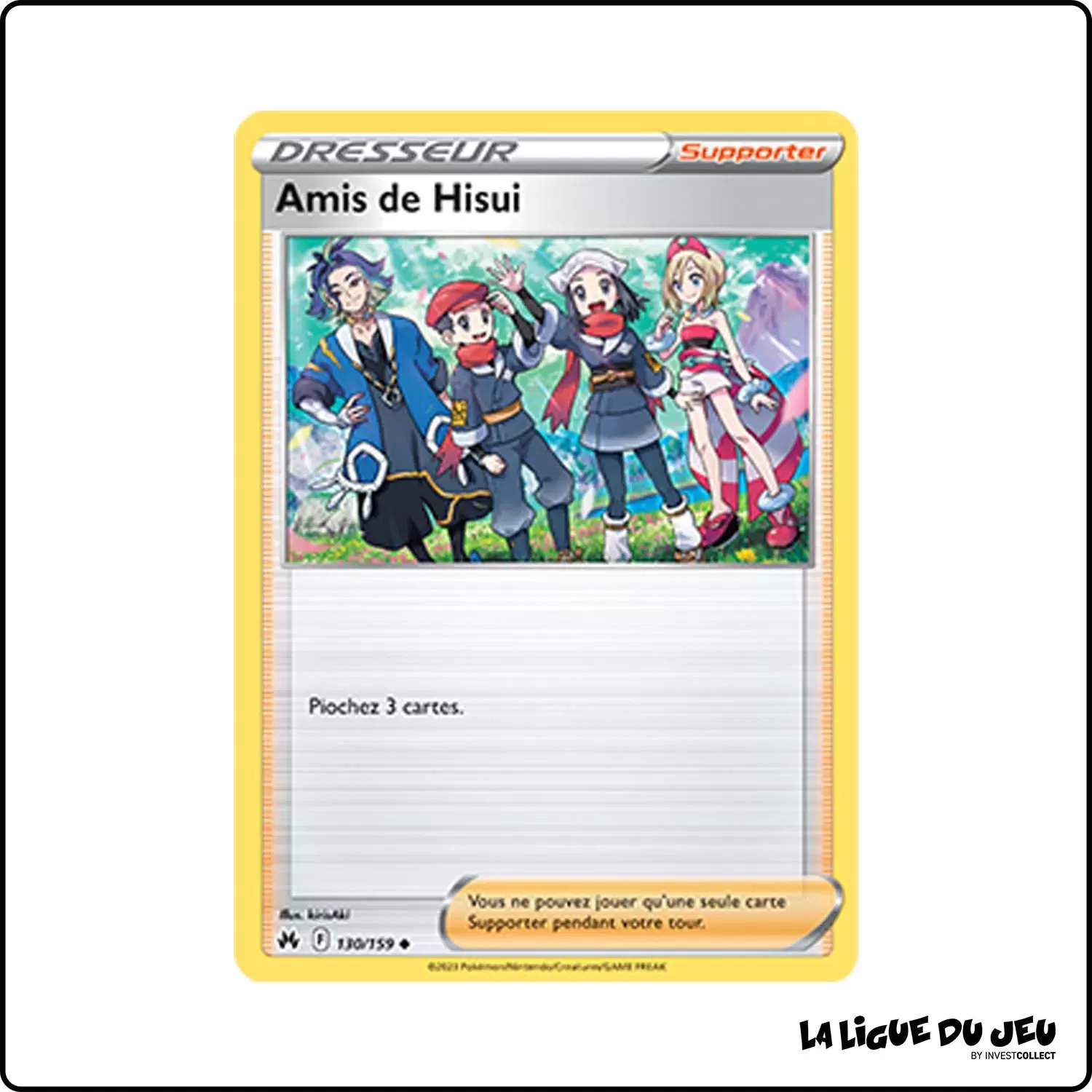 Peu commune - Pokemon - Zénith Suprême - Amis de Hisui 130/159 Pokemon Company - 1