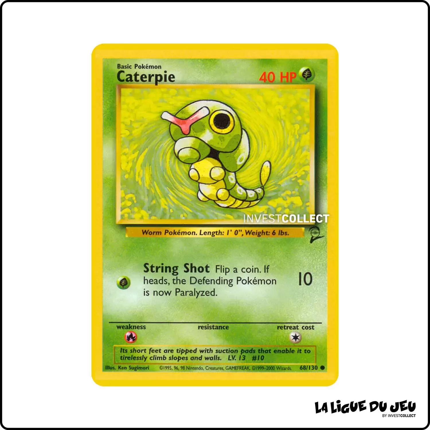 Commune - Pokemon - Base Set 2 - Caterpie 68/130 Wizards - 1