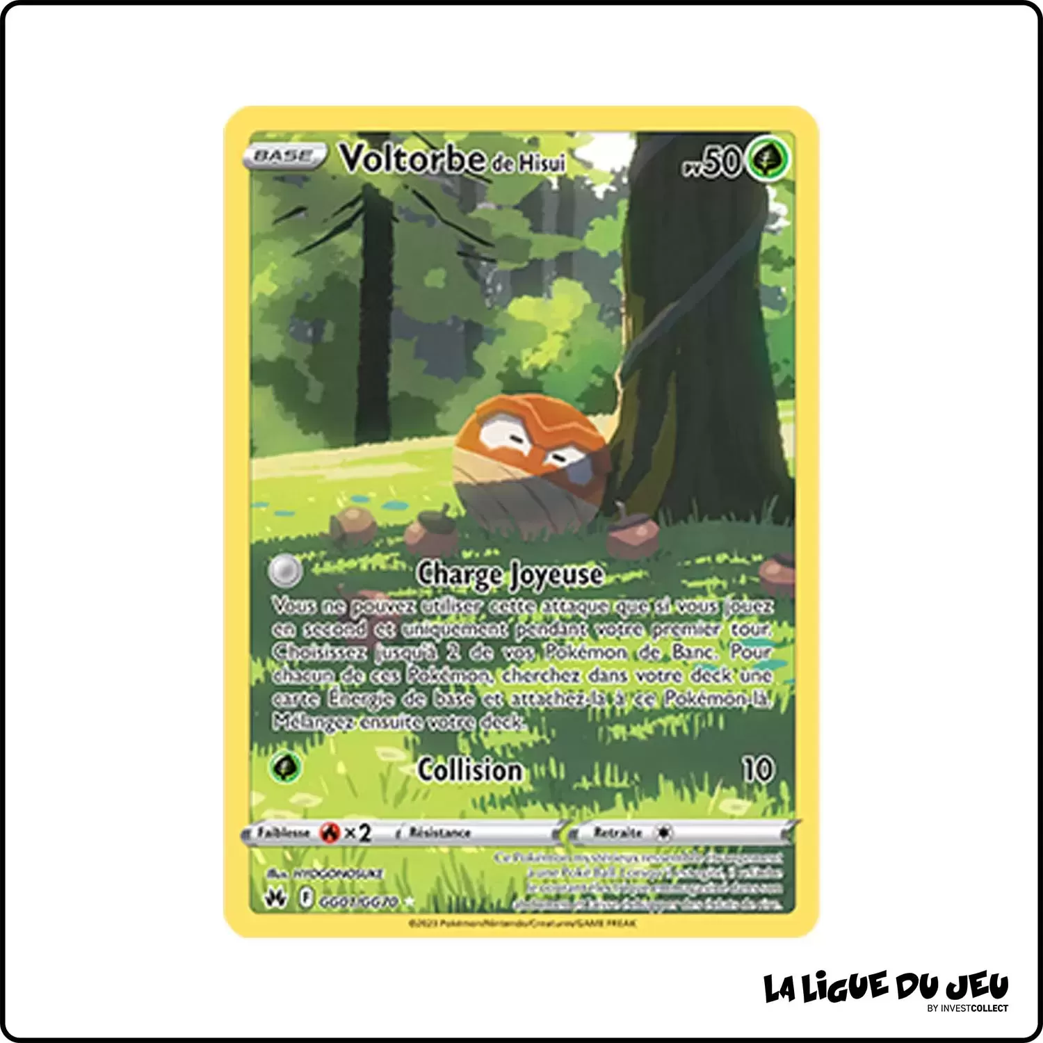 Ultra - Pokemon - Zénith Suprême - Voltorbe de Hisui GG01/GG70 Pokemon Company - 1