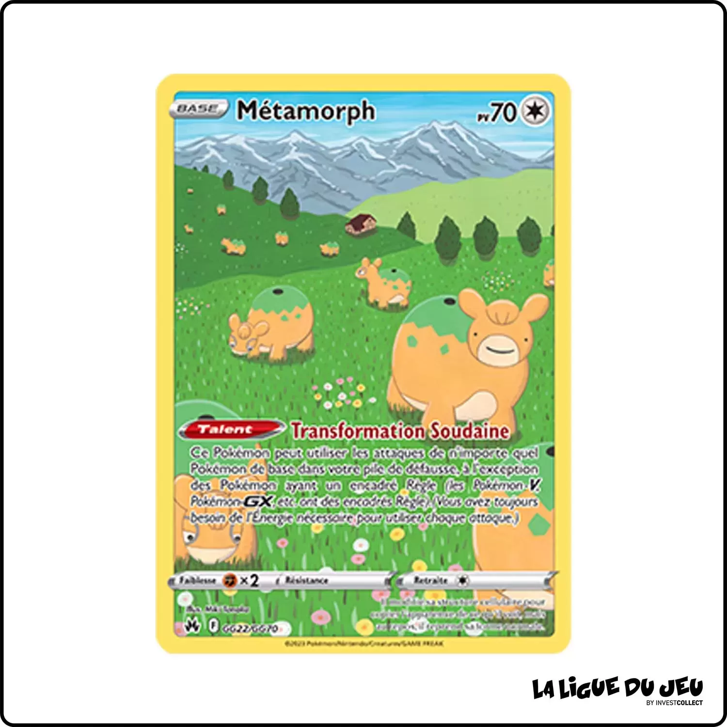 Ultra - Pokemon - Zénith Suprême - Métamorph GG22/GG70 Pokemon Company - 1