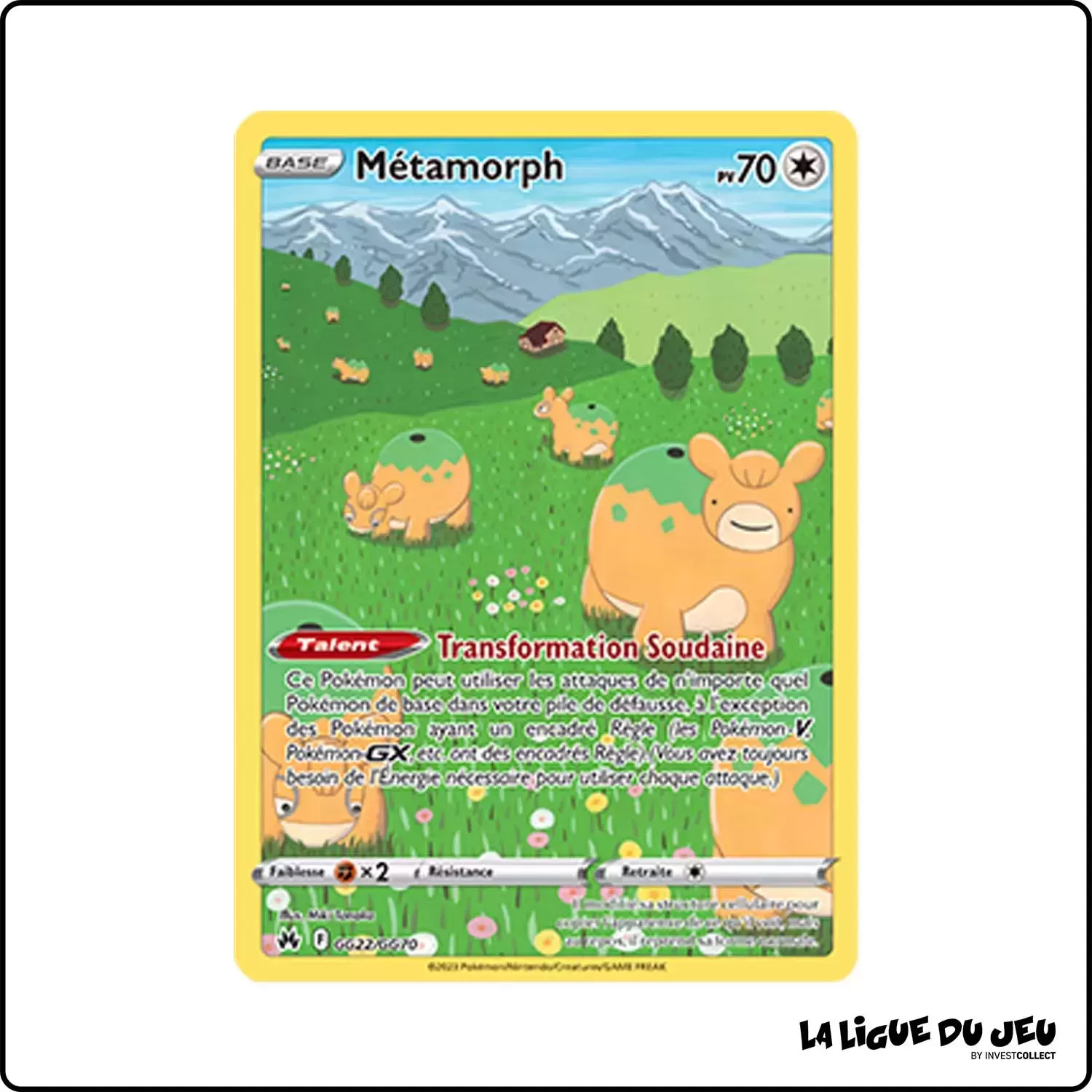 Ultra - Pokemon - Zénith Suprême - Métamorph GG22/GG70 Pokemon Company - 1