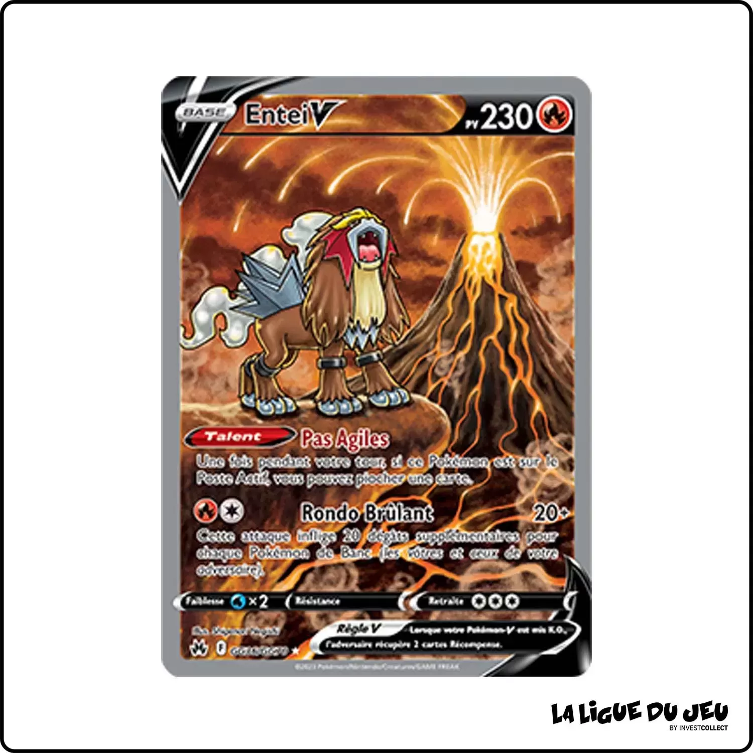 Ultra - Pokemon - Zénith Suprême - Entei-V GG36/GG70 Pokemon Company - 1