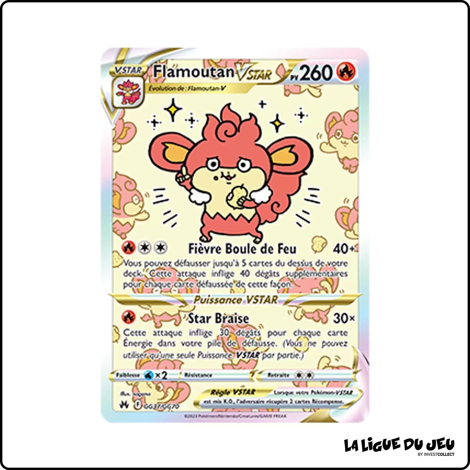 Ultra - Pokemon - Zénith Suprême - Flamoutan-VSTAR GG37/GG70 Pokemon Company - 1