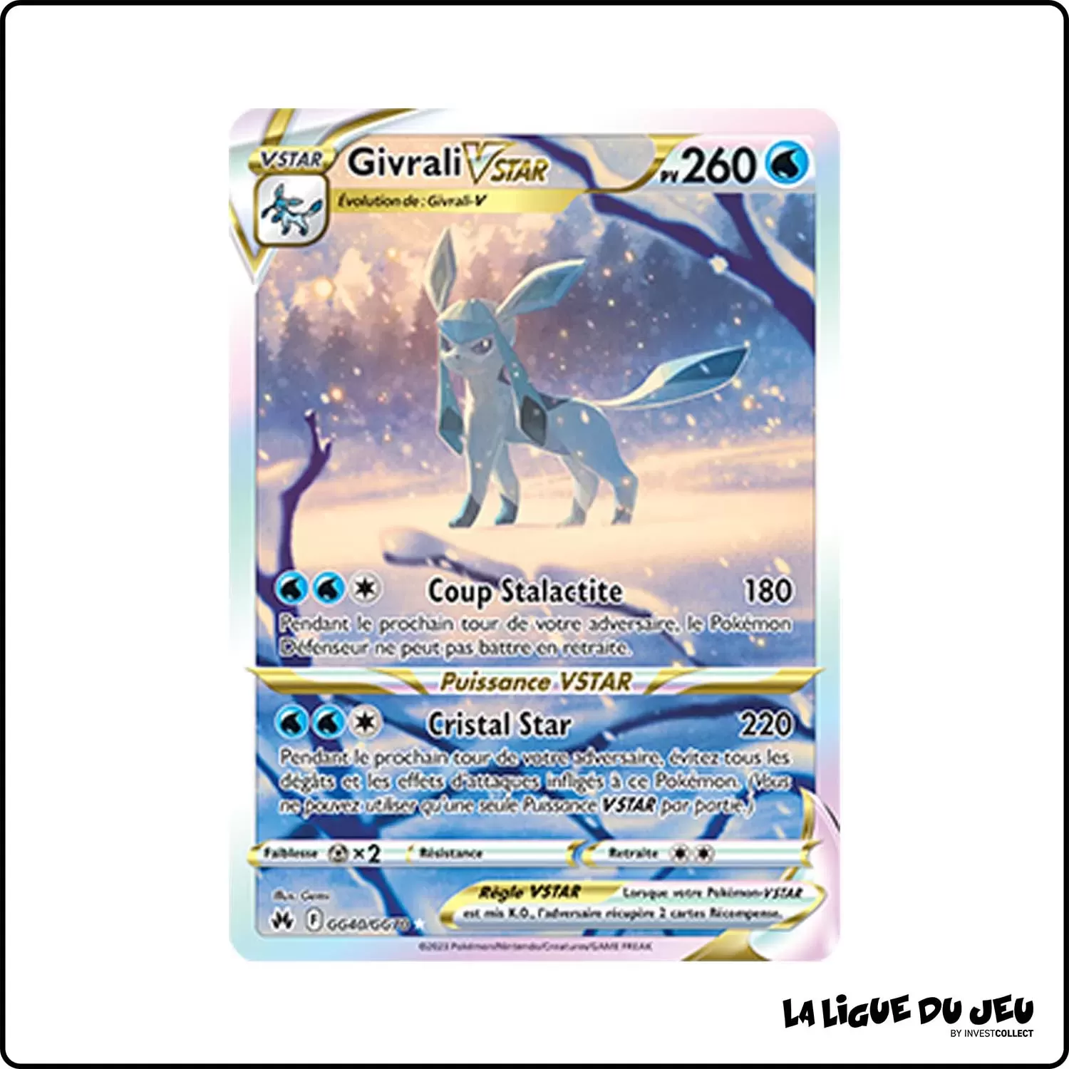 Ultra - Pokemon - Zénith Suprême - Givrali-VSTAR GG40/GG70 Pokemon Company - 1