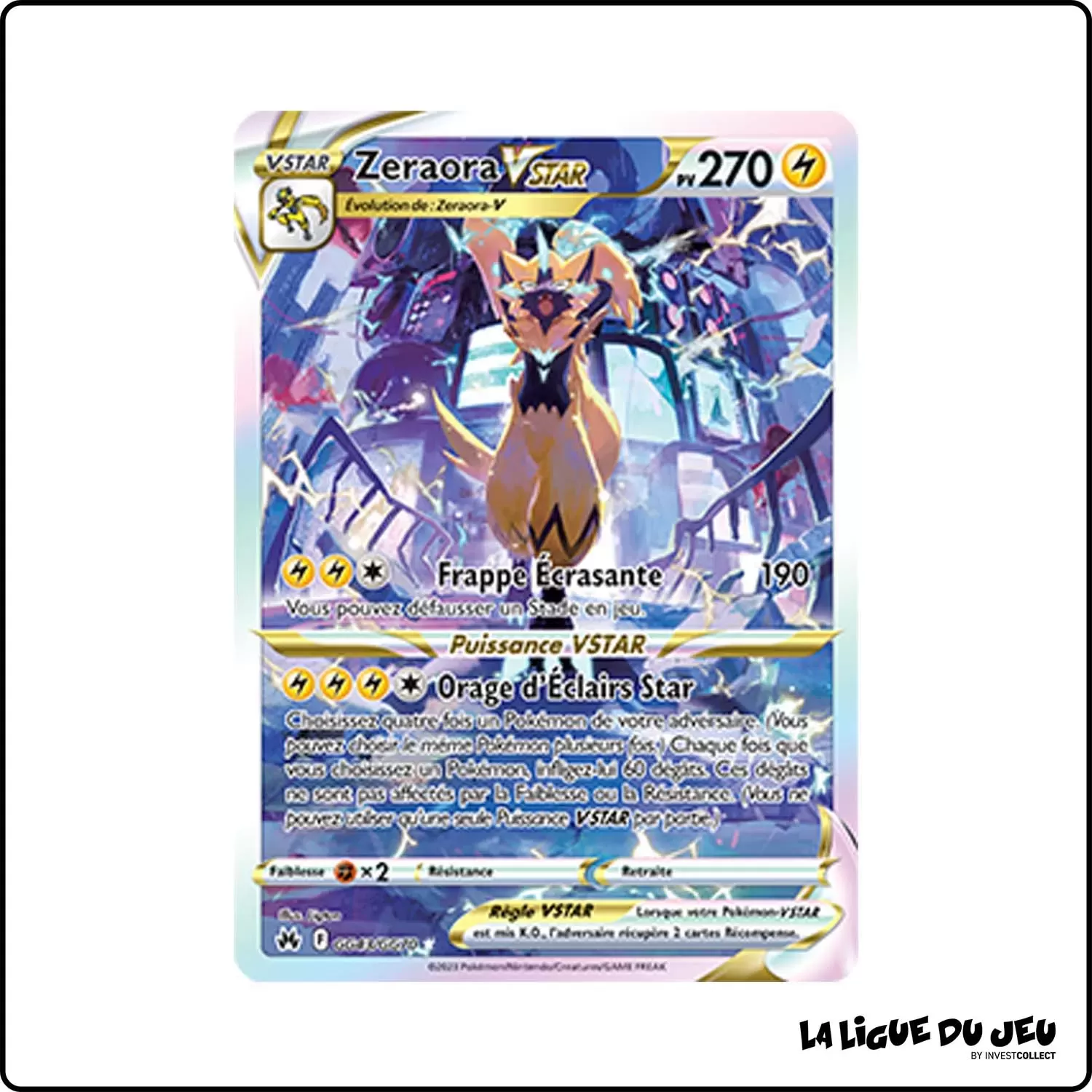 Ultra - Pokemon - Zénith Suprême - Zeraora-VSTAR GG43/GG70 Pokemon Company - 1