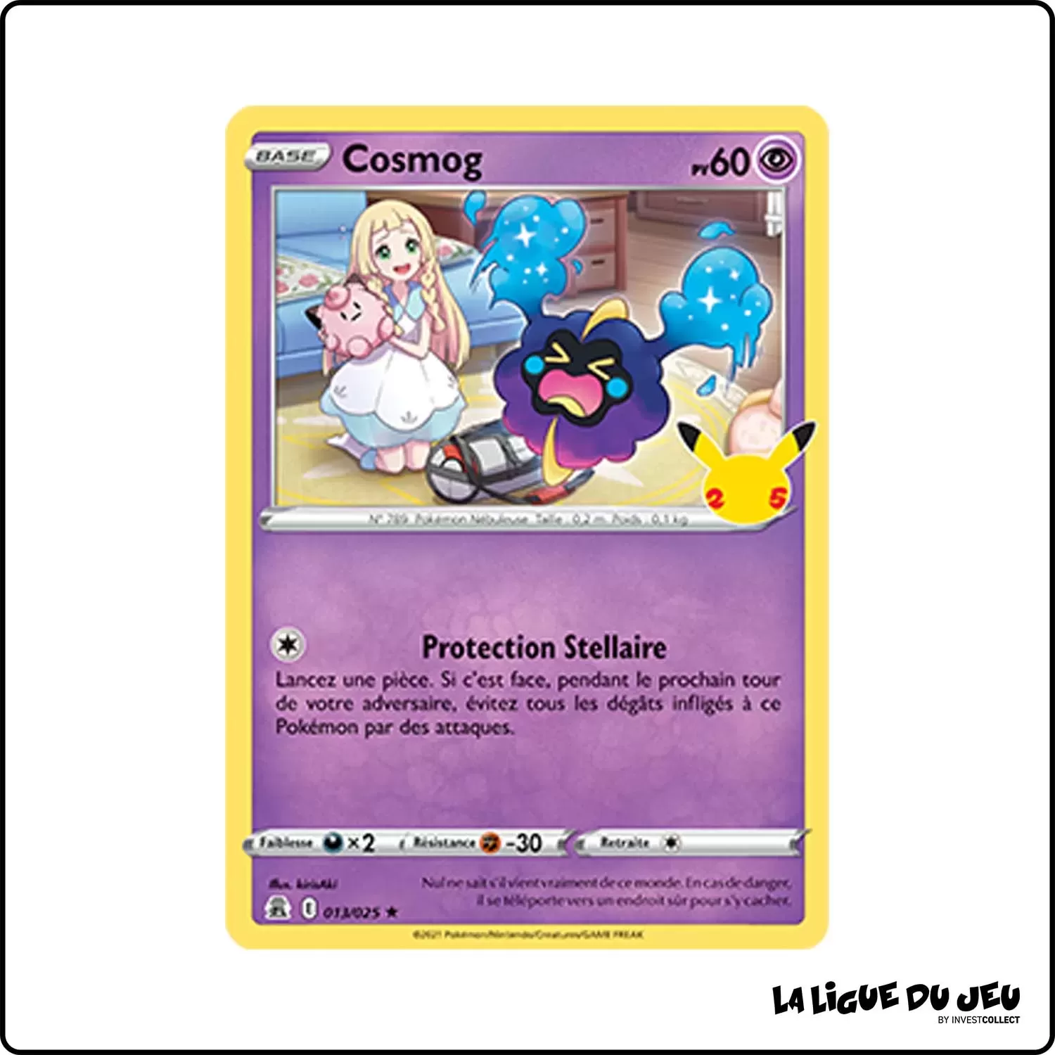 Rare - Pokemon - Célébrations - Cosmog 13/25